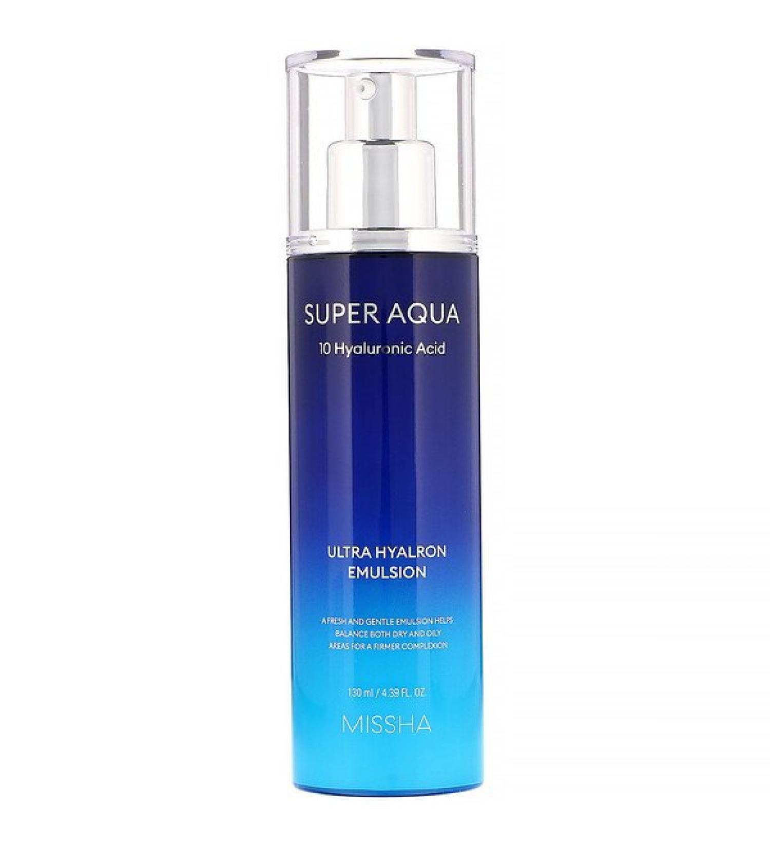 Missha Super Aqua Ultra Hyalron Emulsion 4.39 fl oz (130 ml)