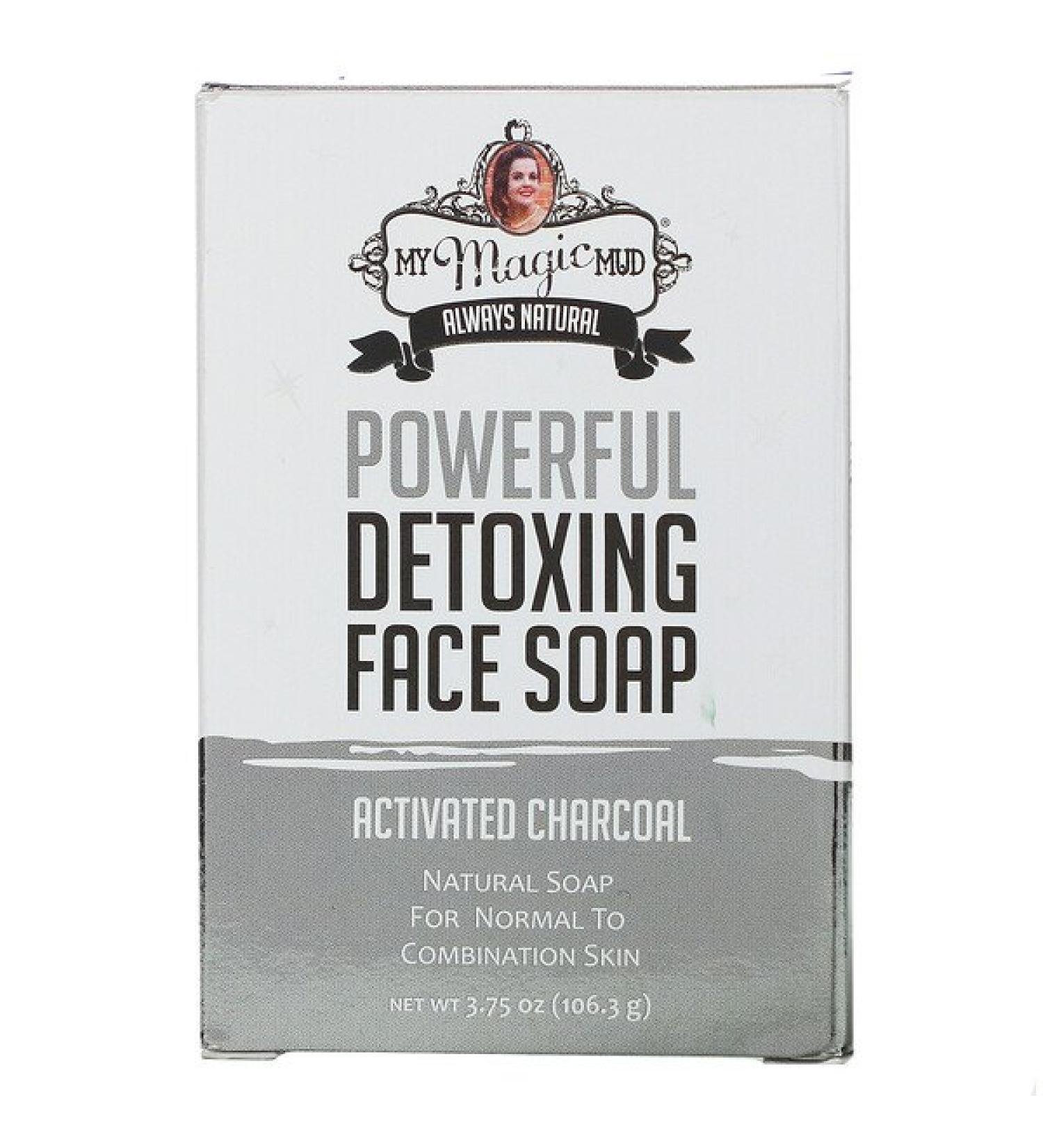 My Magic Mud Powerful Detoxing Face Soap Activated Charcoal 3.75 oz (106.3 g)
