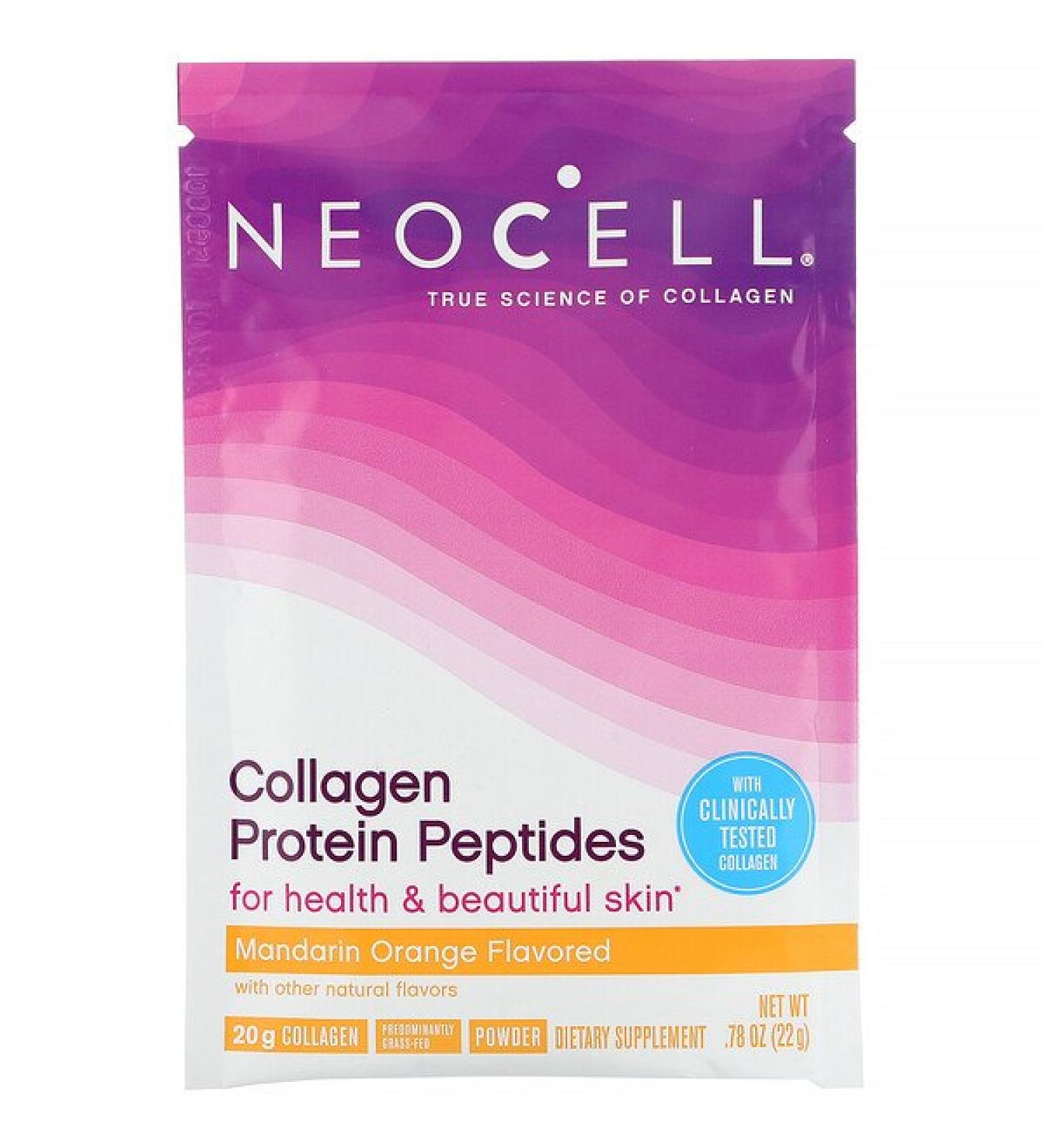 Neocell Collagen Protein Peptides Mandarin Orange .78 oz (22 g)