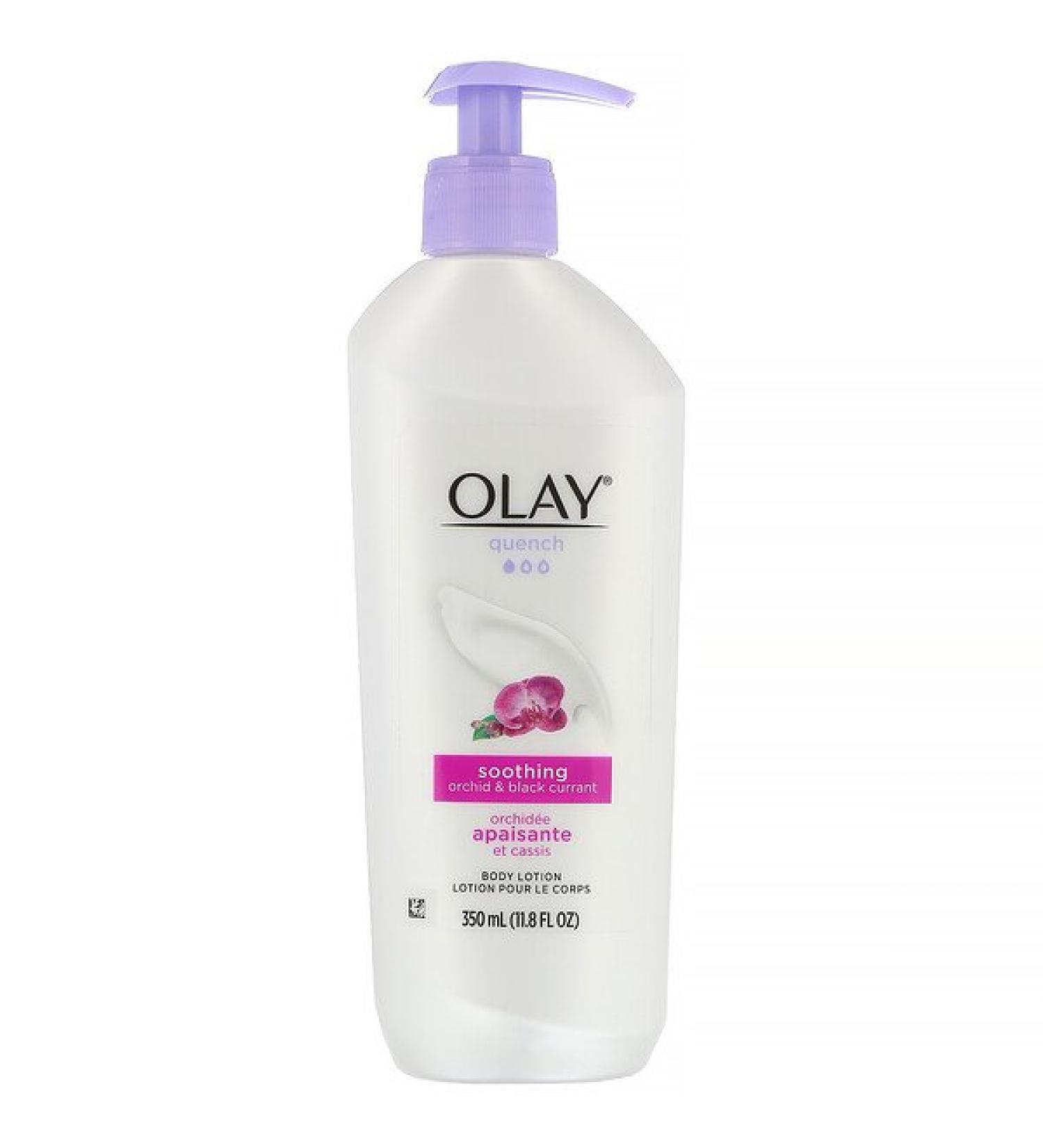 Olay Quench Soothing Body Lotion Orchid & Black Currant 11.8 fl oz (350 ml)