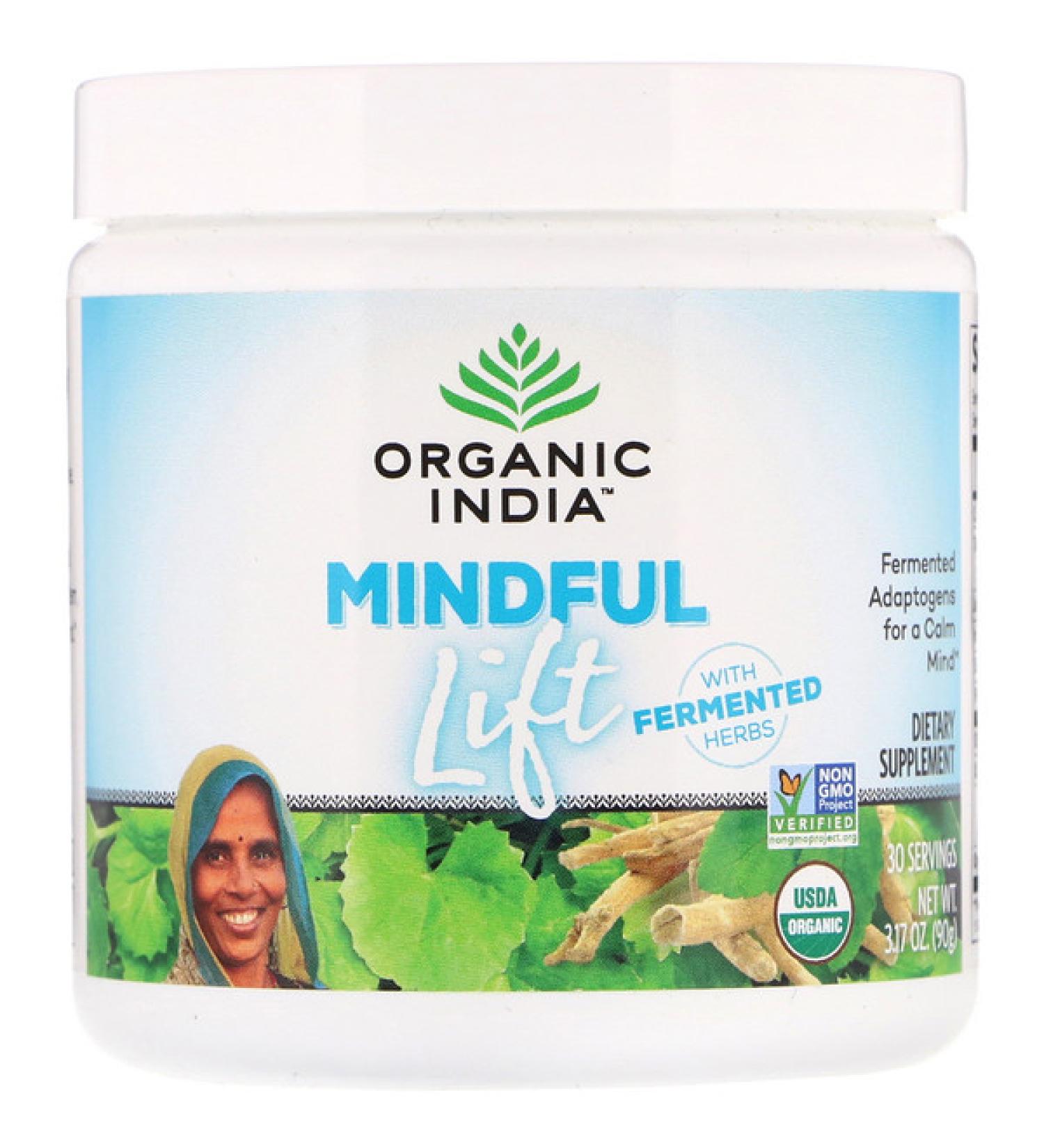 Organic India Mindful Lift Fermented Adaptogens 3.17 oz (90 g)