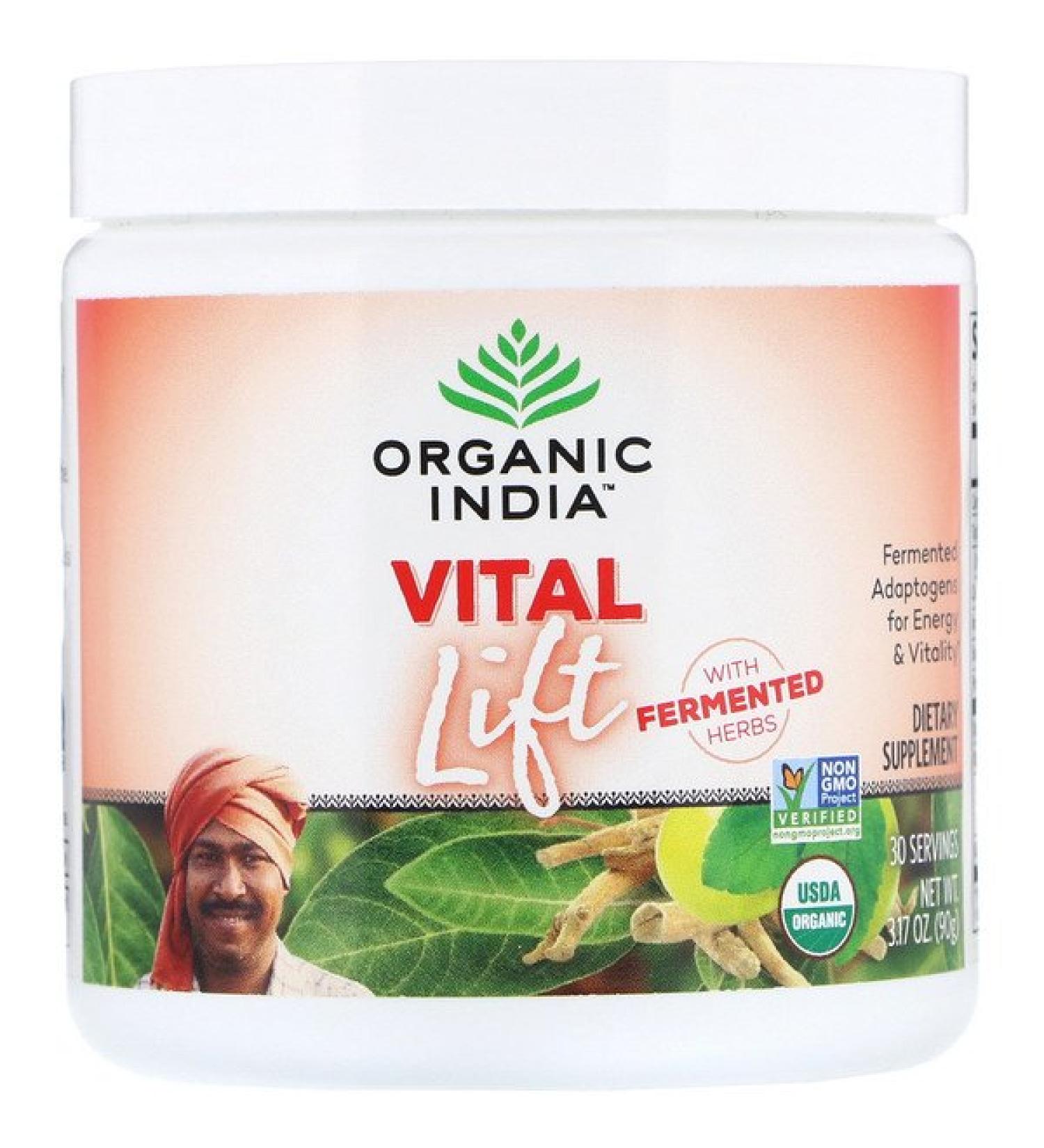 Organic India Vital Lift Fermented Adaptogens 3.17 oz (90 g)