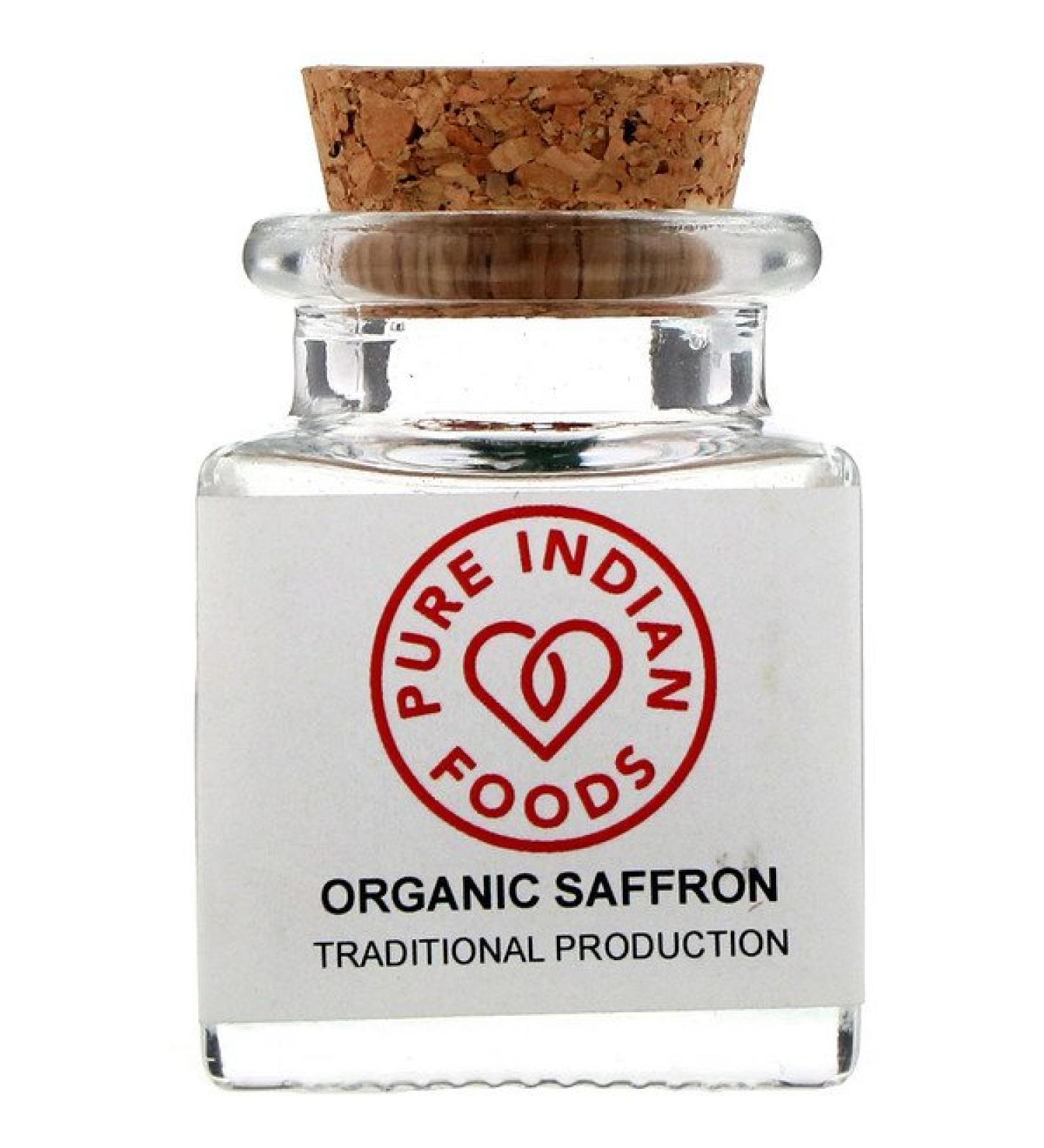 Pure Indian Foods Organic Saffron 1 g