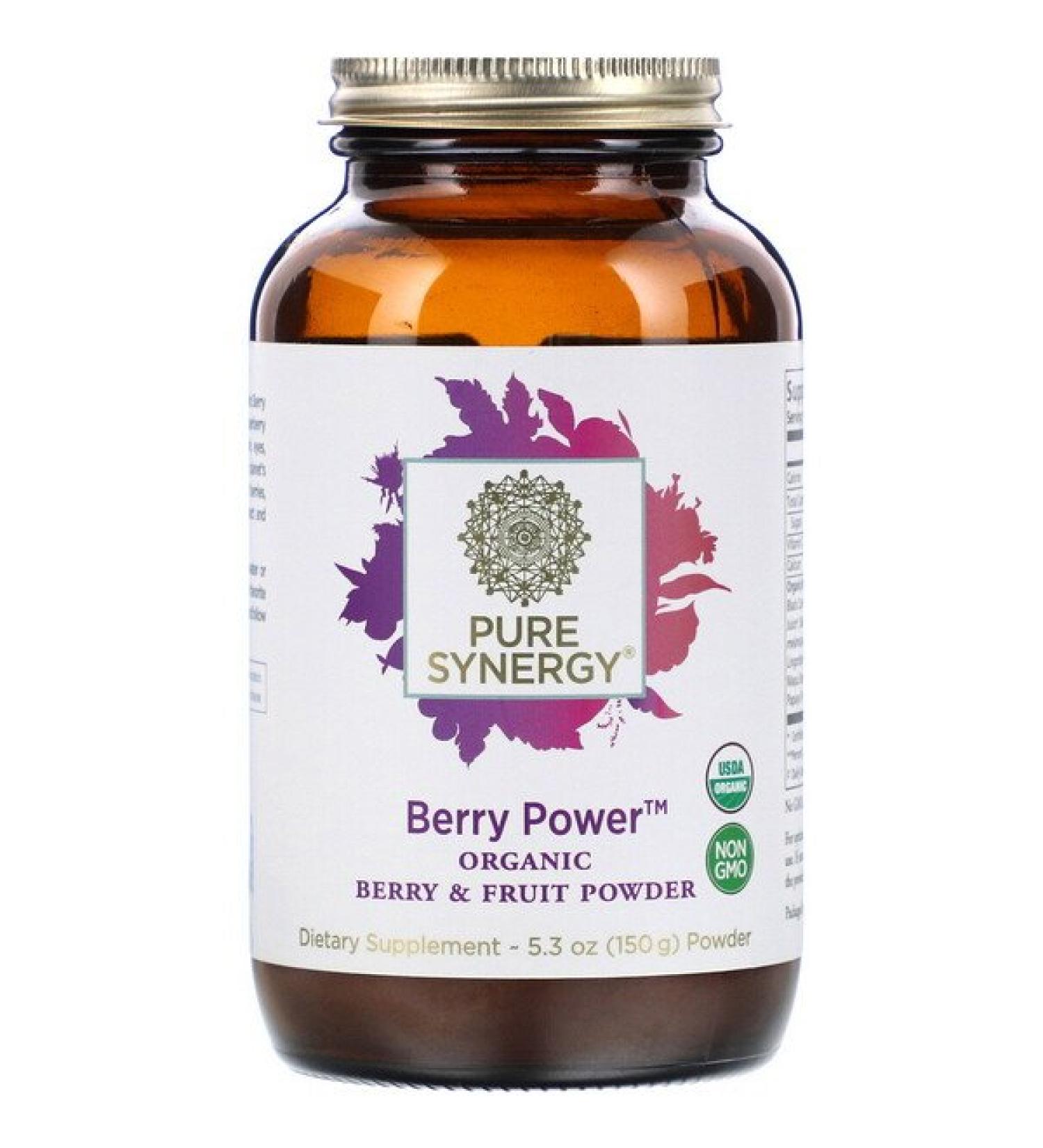 Pure Synergy Berry Power Organic Berry & Fruit Powder 5.3 oz (150 g)