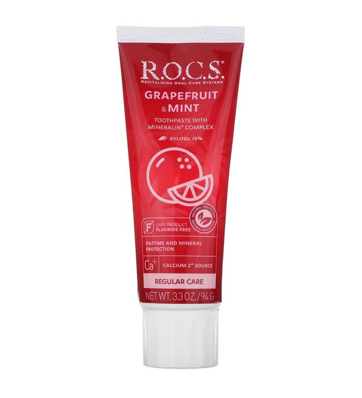 R.O.C.S. Grapefruit & Mint Toothpaste 3.3 oz (94 g)