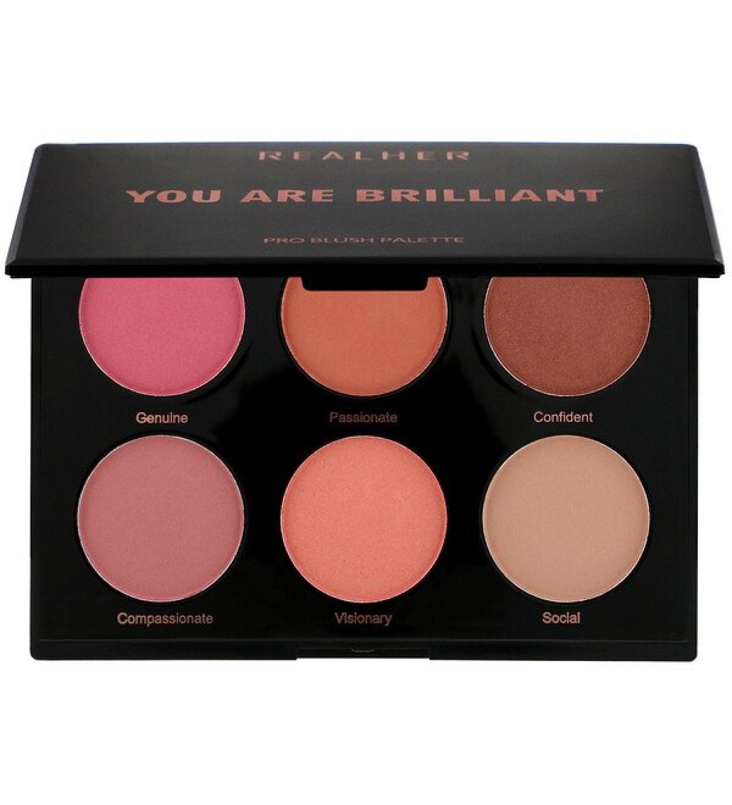 RealHer You Are Brilliant Pro Blush Palette 0.66 oz (18 g)