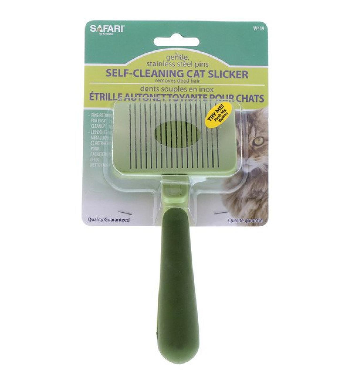 Safari Self-Cleaning Cat Slicker Brush 1 Slicker Brush