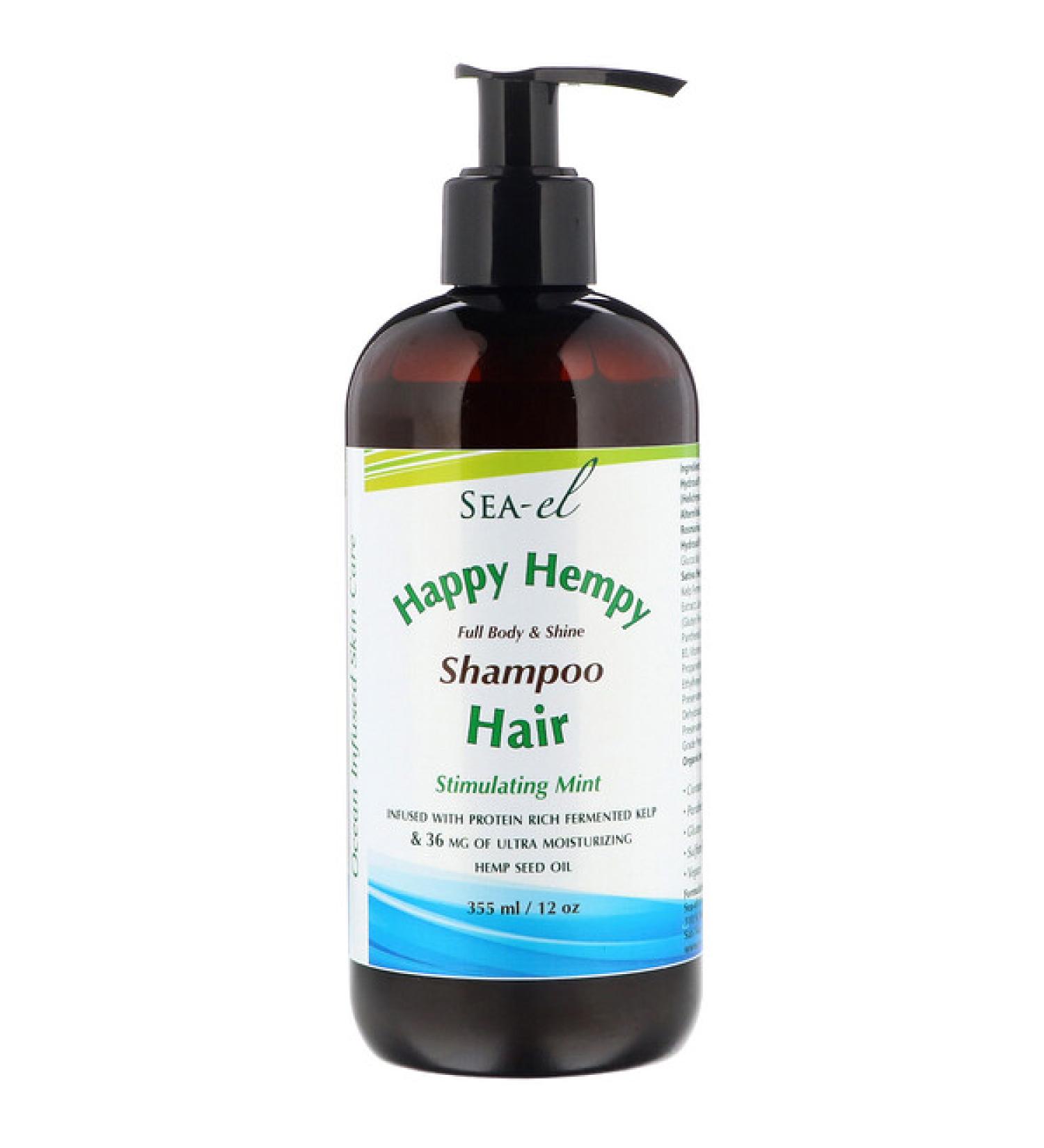 Sea el Happy Hempy Shampoo Stimulating Mint 12 oz (355 ml)