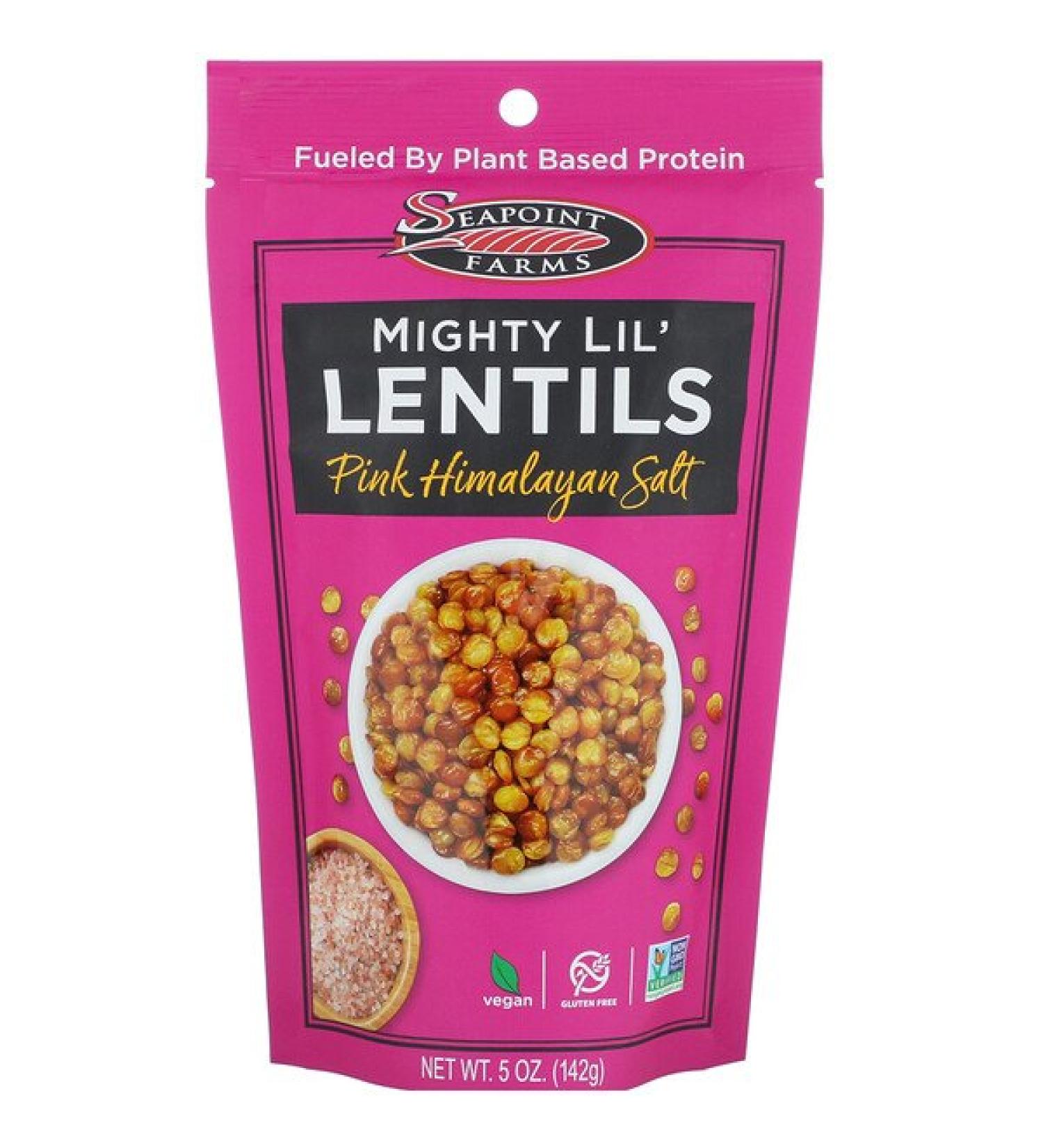 Seapoint Farms Mighty Lil' Lentils Pink Himalayan Salt 5 oz (142 g)