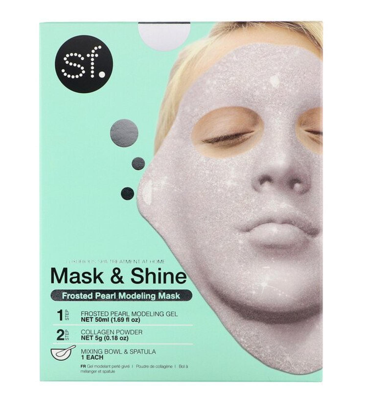 SFGlow Mask & Shine Frosted Pearl Modeling Beauty Mask 4 Piece Kit