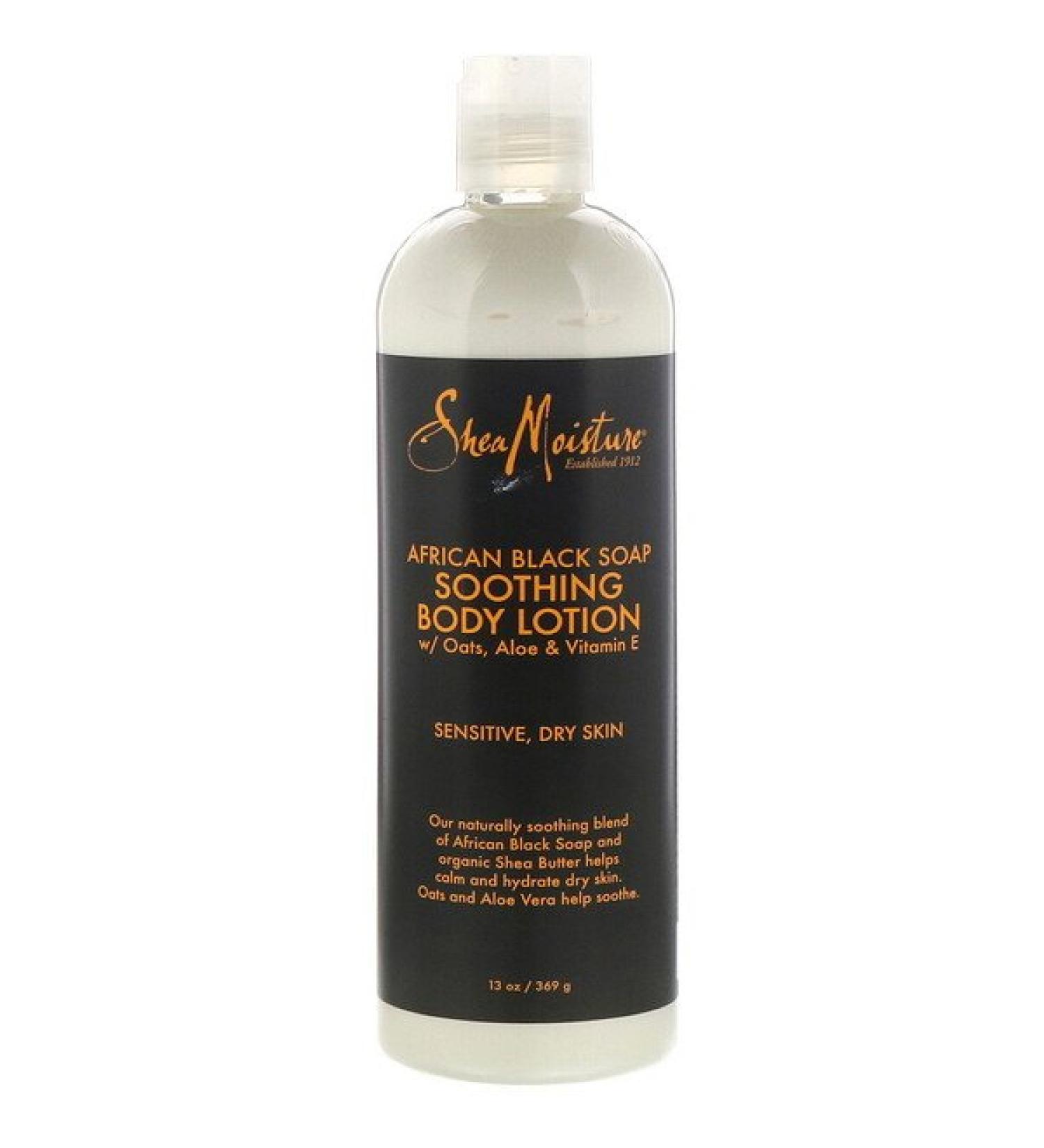 SheaMoisture Soothing Body Lotion African Black Soap 13 oz (369 g)
