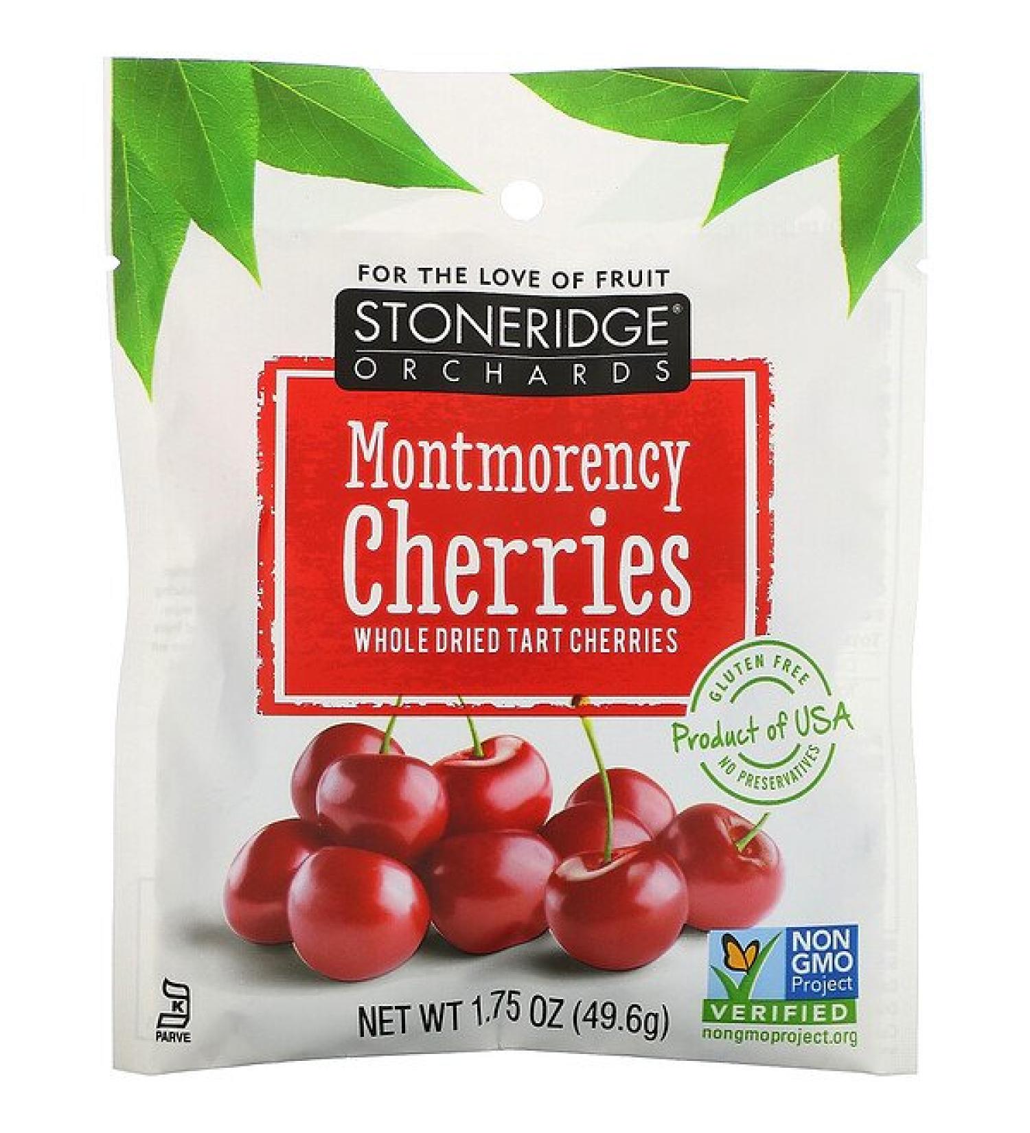 Stoneridge Orchards Montmorency Cherries Whole Dried Tart Cherries 1.75 oz (49.6 g)