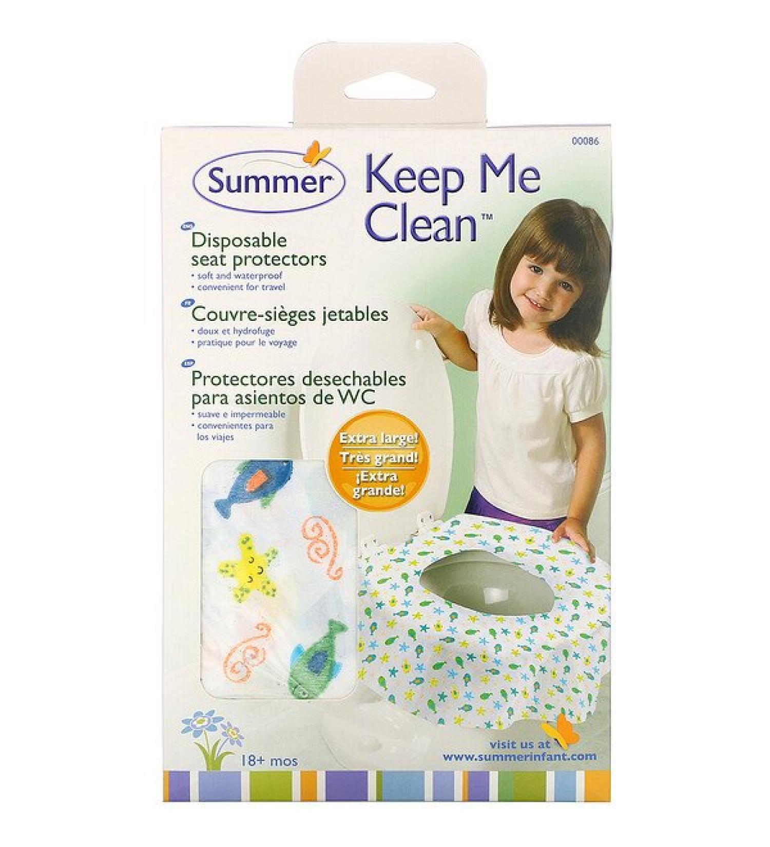 Summer Infant Keep Me Clean Disposable Seat Protectors 18+ Months 20 Pack