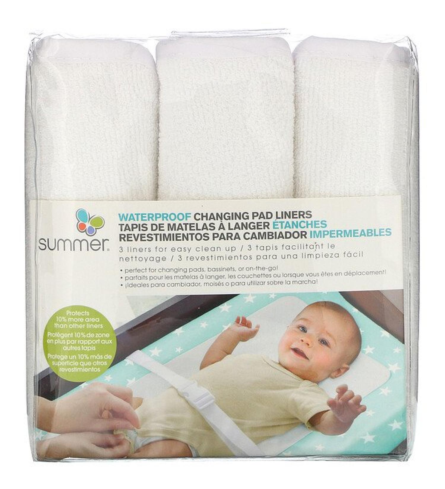 Summer Infant Water Proof Changing Pad Liners 3 Count