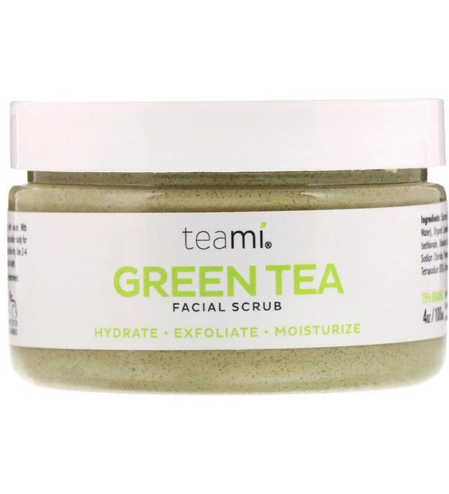 Teami Green Tea Facial Scrub 4 oz (100 ml)