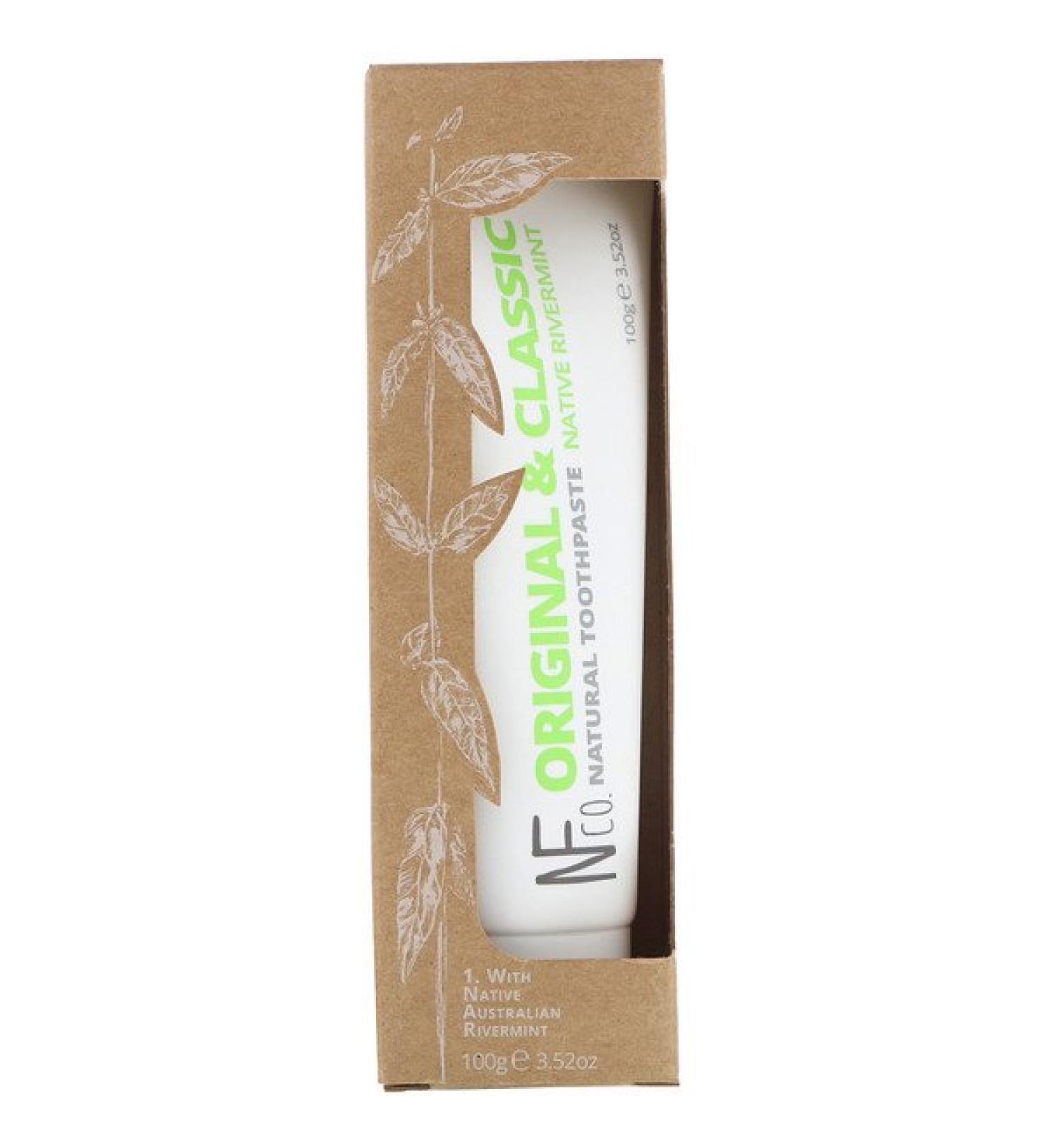 The Natural Family Co. Original & Classic Natural Toothpaste Native Rivermint 3.52 oz (100 g)