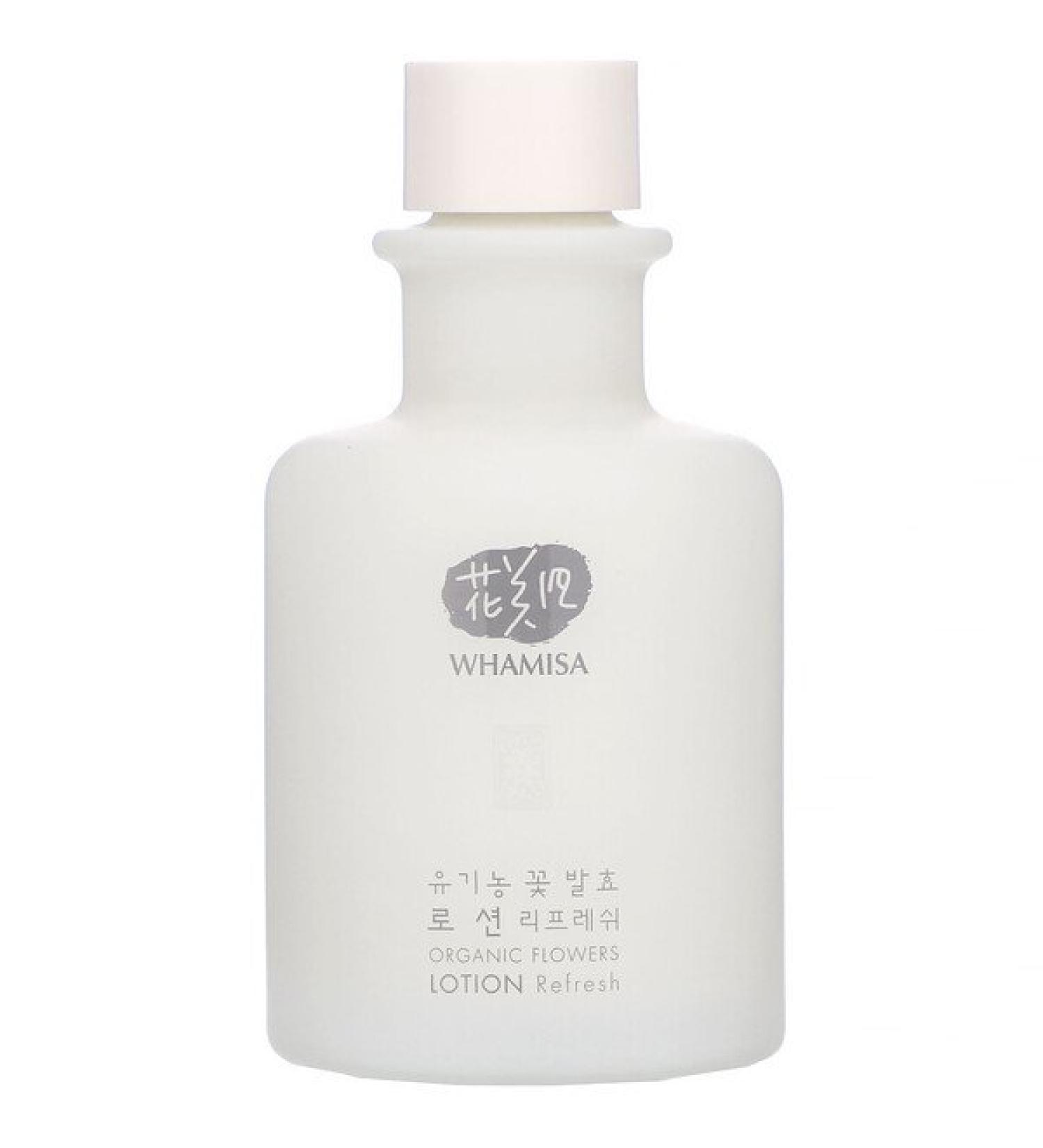 Whamisa Organic Flowers Lotion Refresh 5 fl oz (150 ml)