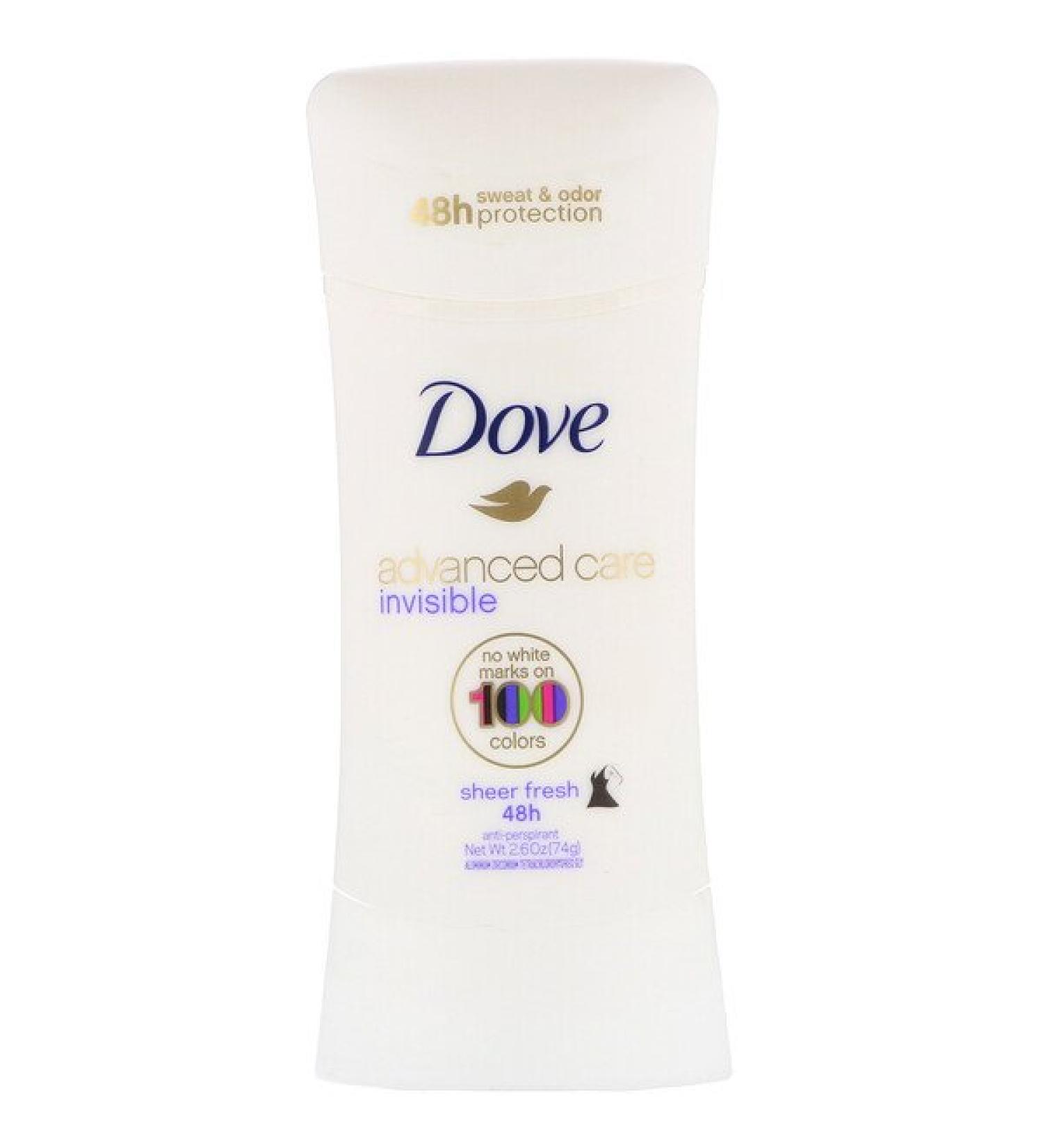 Dove Advanced Care Invisible Anti-Perspirant Deodorant Sheer Fresh 2.6 oz (74 g)