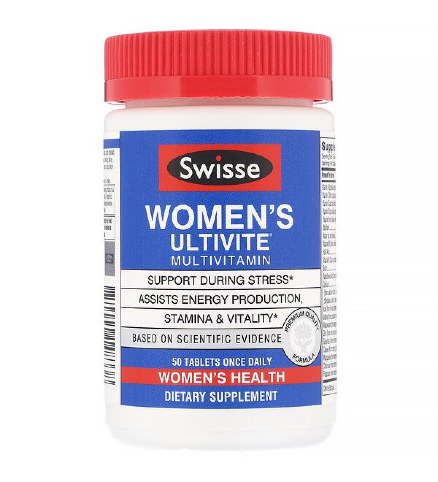 Swisse Women's Ultivite Multivitamin 50 Tablets