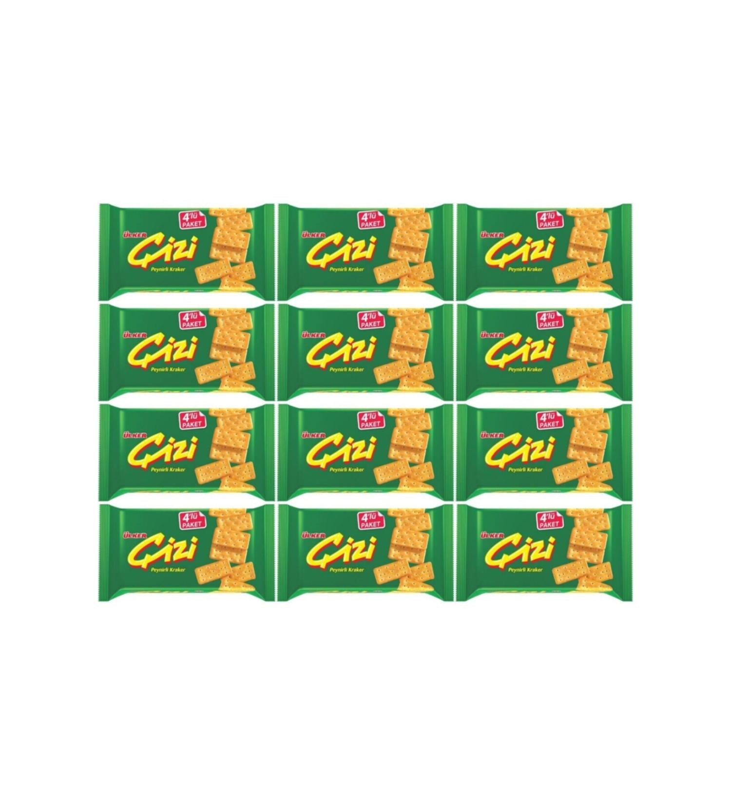 Ulker Crackers 4-Pack 252 Gr 12 Pieces