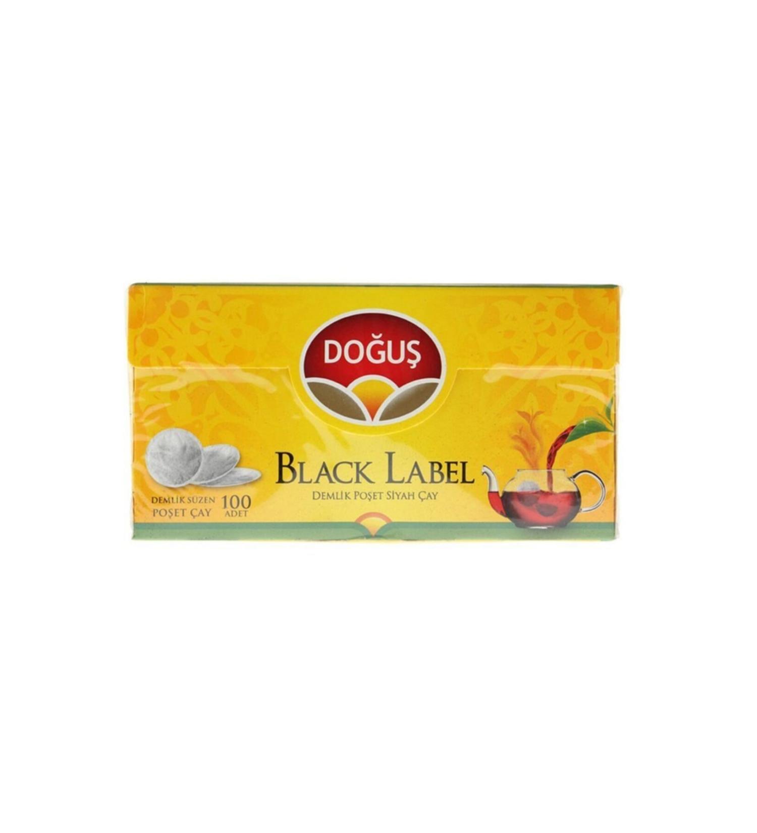 Dogus Black Label Teapot Tea Bag 100x3.2 Gram