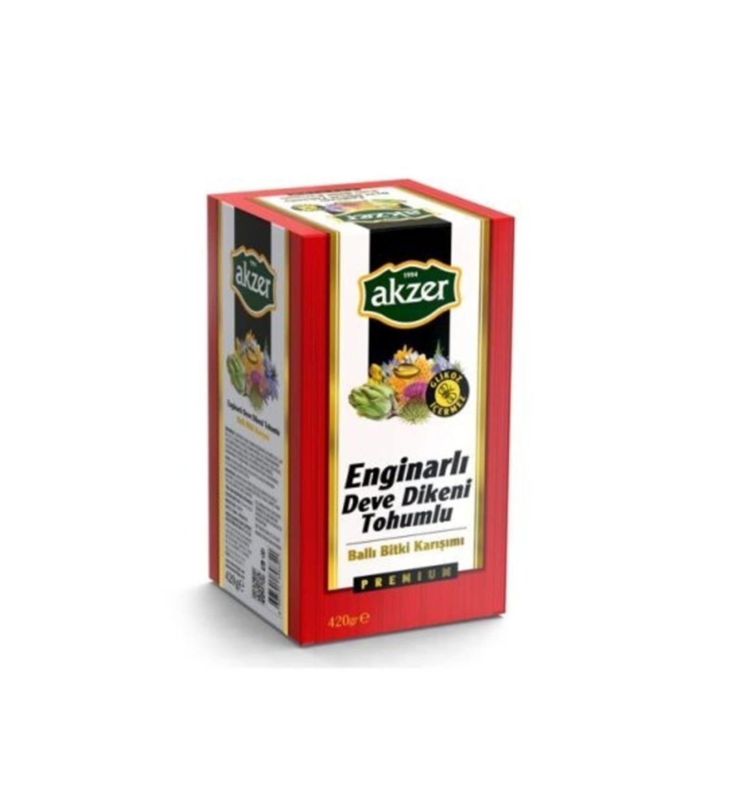 Akzer 3 Pieces Artichoke Thistle Seed Honey and Herbal Mix Paste 1260 Gr