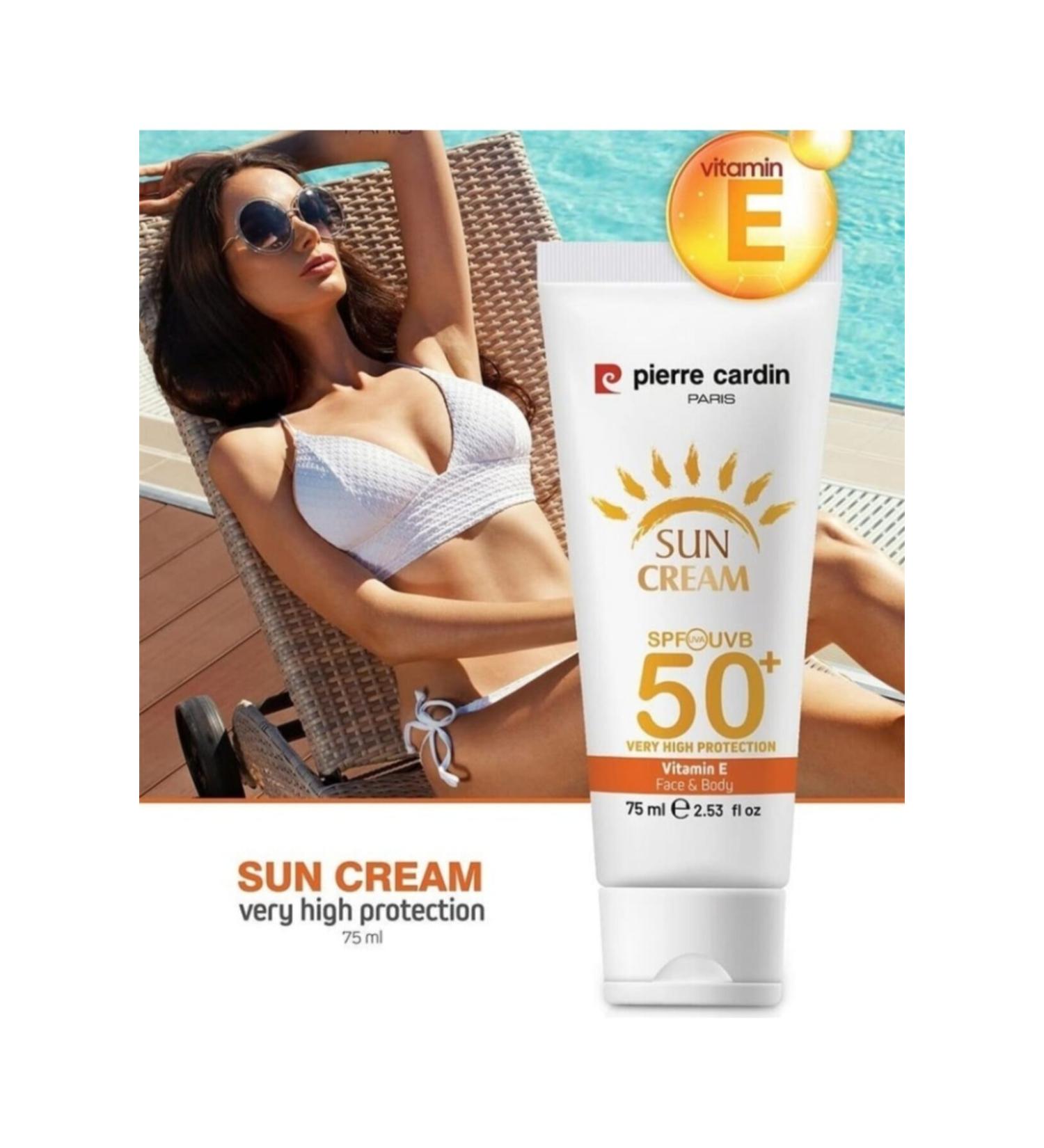 Pierre Cardin Protective Sun Cream 50+ Spf Very High Protection - 75 Ml
