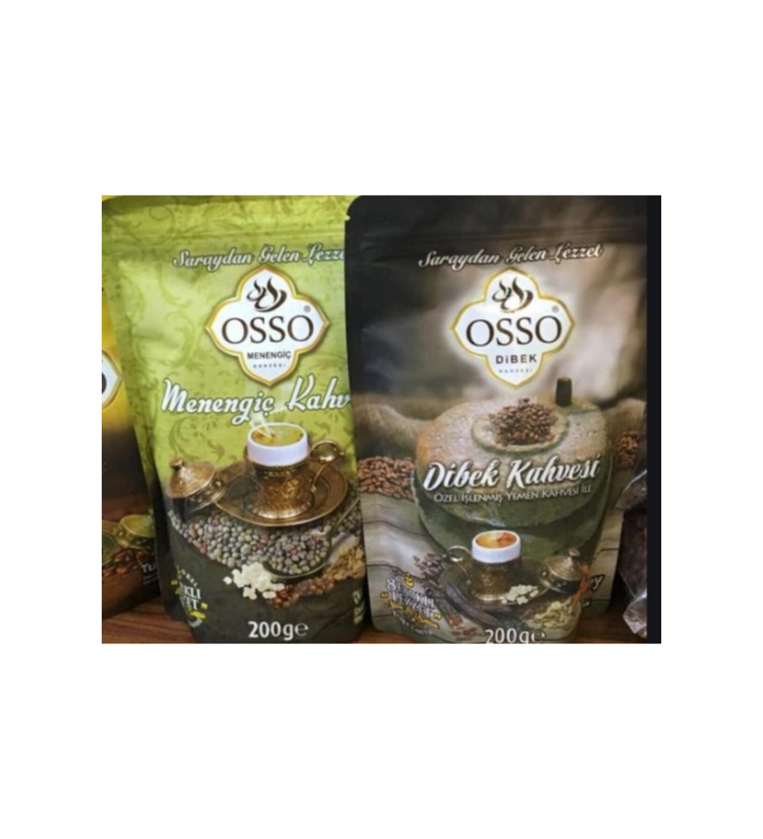 Osso Coffee Set of 2 (Pistachio Coffee + Dibek Coffee) 200 Gr.