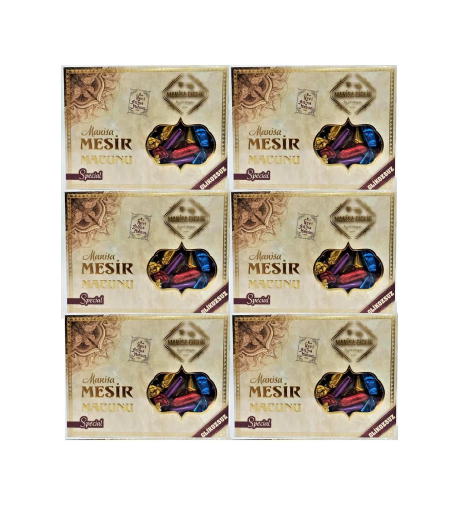 Manisabirliktezzet Manisa Mesir Paste Special Does not contain glucose. 350 Gr 6 * 350
