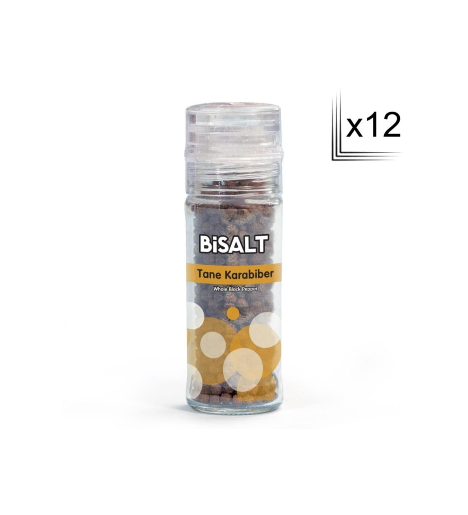 Bisalt Bisalt Black Pepper Mill (x12) 45 G