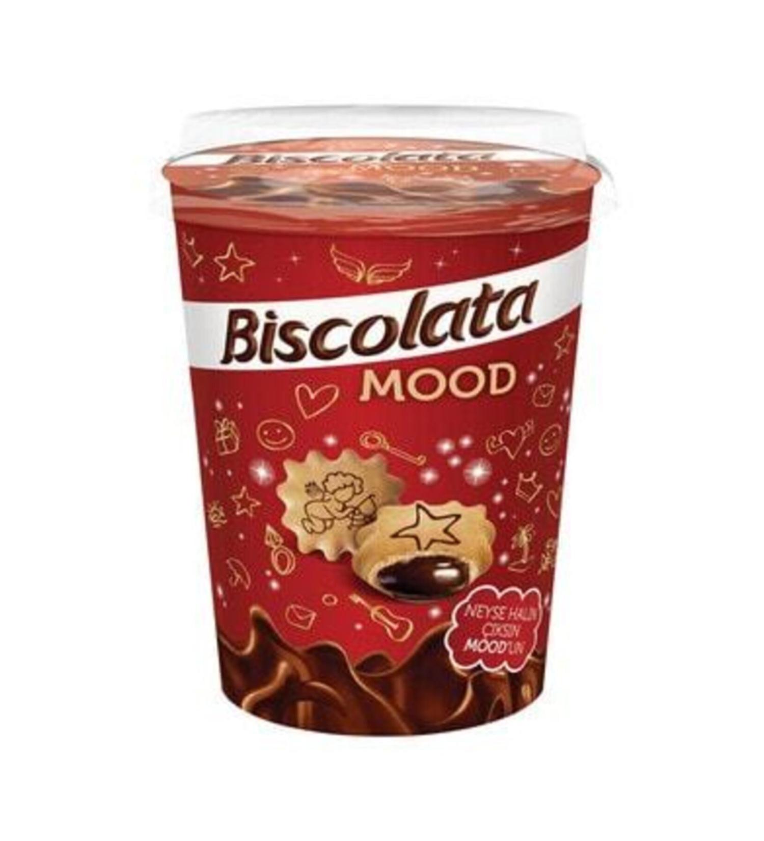len Biscolata Mood Plastic Box 125 Gr X 4 Pieces