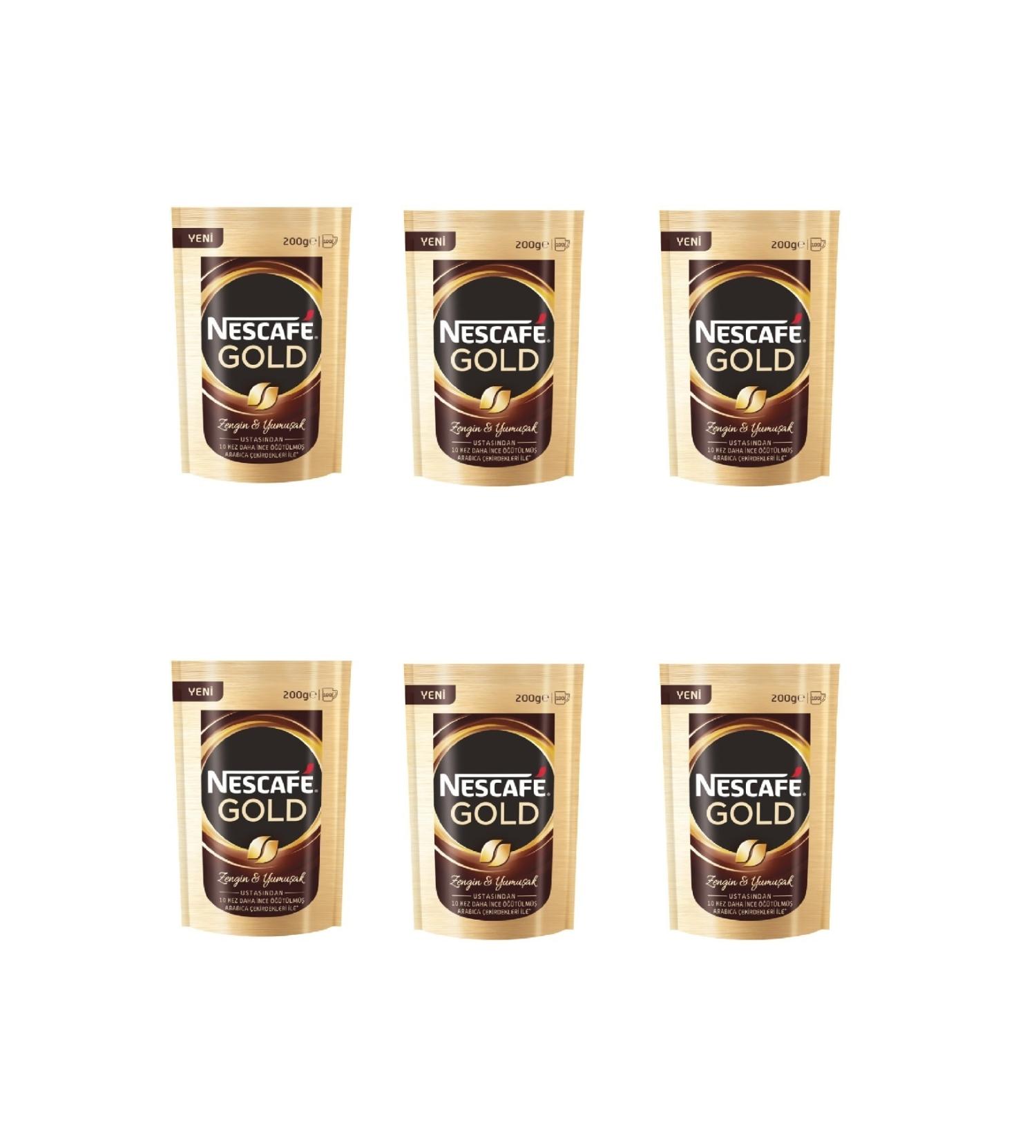 Nescafe Gold Economic Package 200 Gr X 6 Pieces