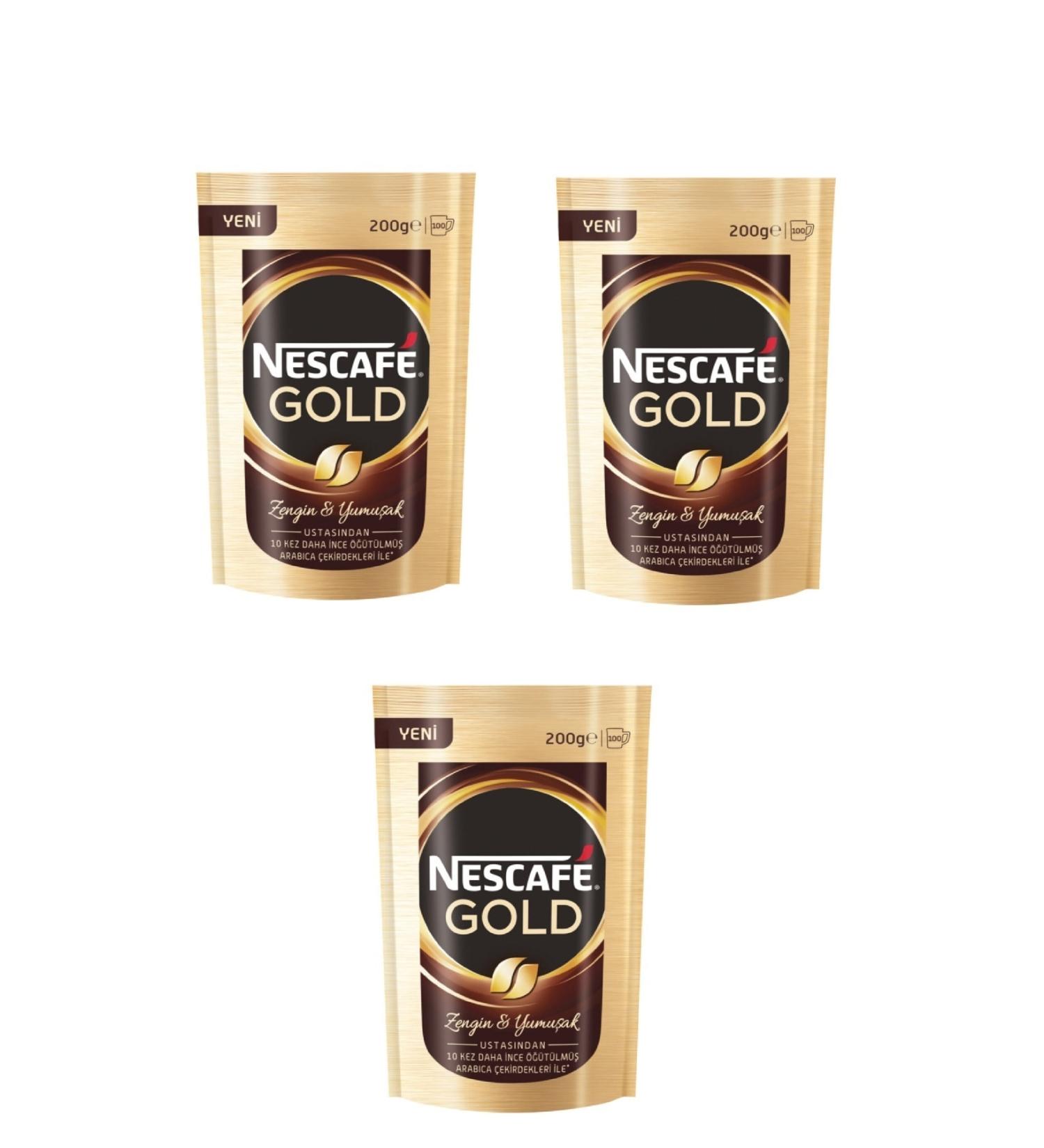 Nescafe Gold Economic Package 200 Gr X 3 Pieces