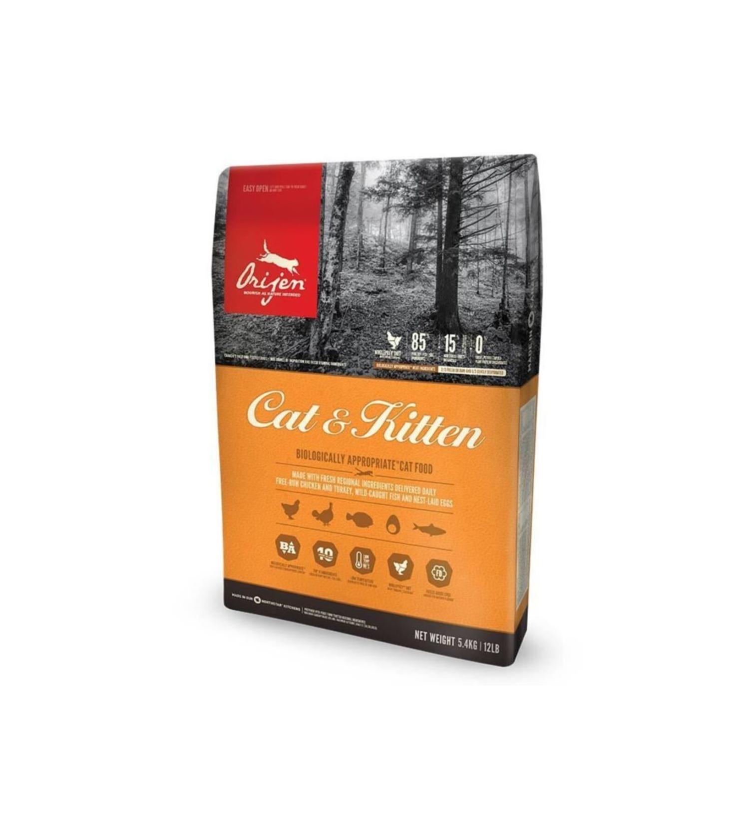 Orijen Cat Kitten Grain-Free Kitten and Adult Cat Food 1.8 Kg