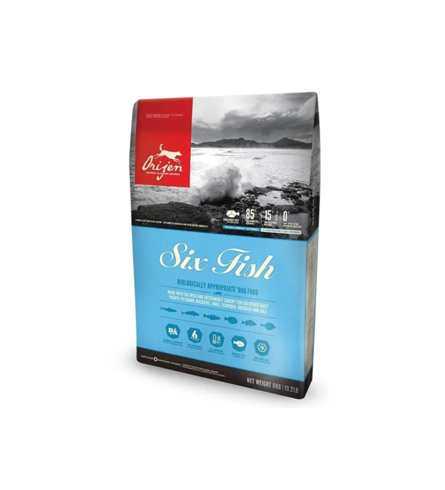 Orijen Six Fish Dog Food 11.4 Kg