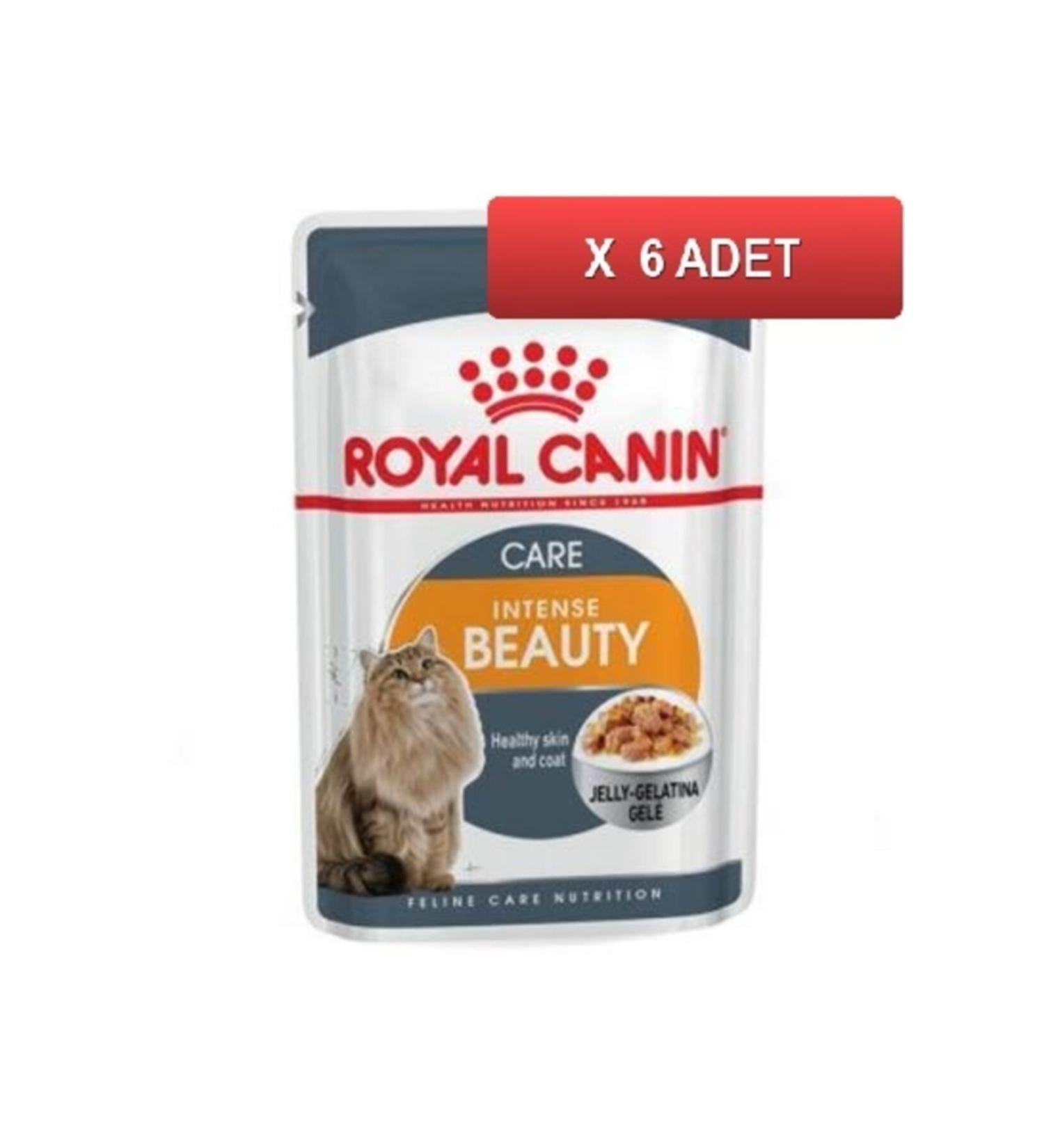 Royal Canin Intense Beauty Jelly Cat Canned Food 85 Gr (6 Pieces)