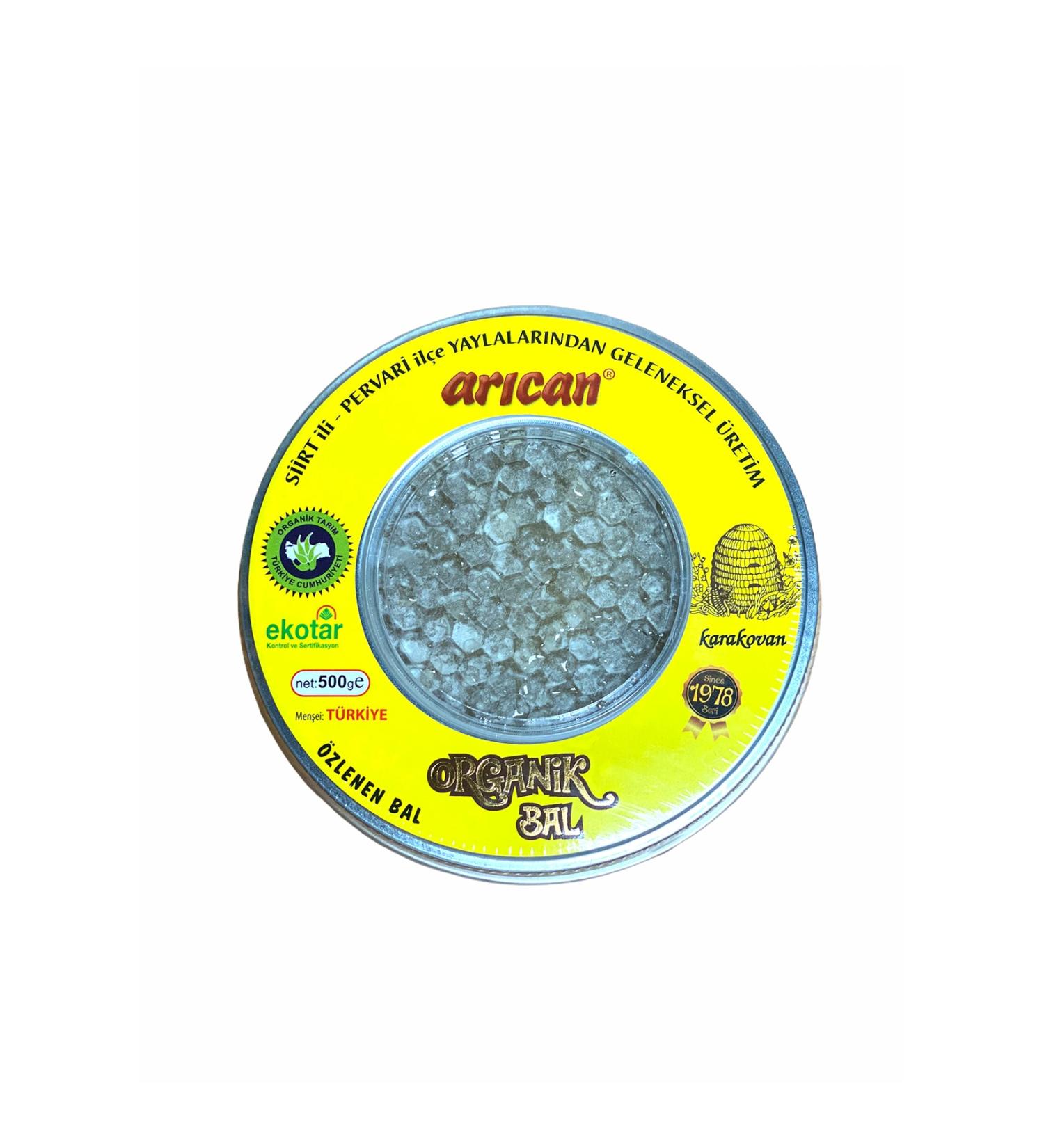 Ar can Organic Comb Honey 500 Gr.
