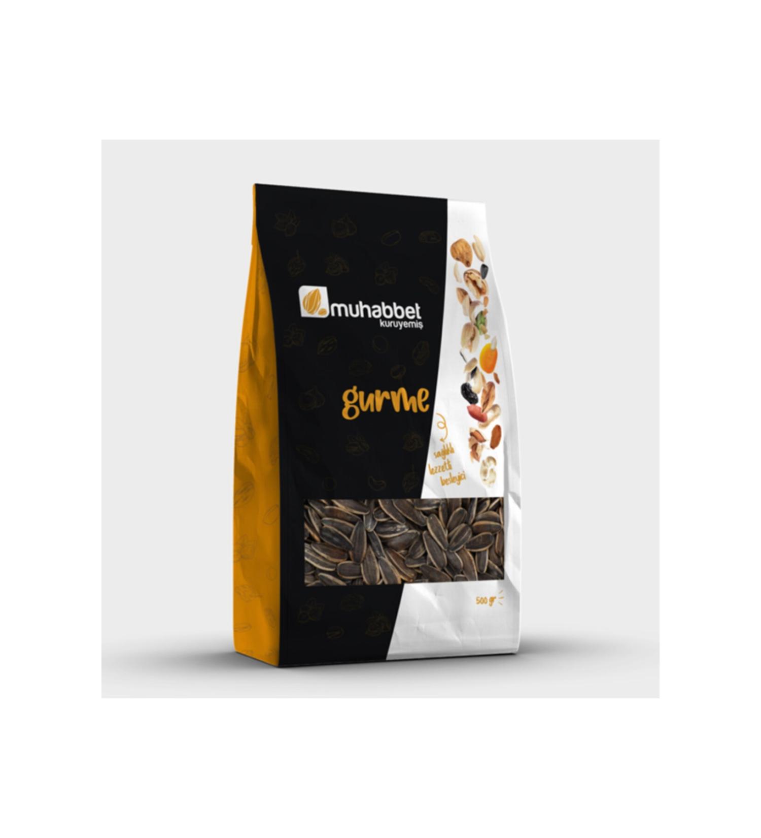 muhabbet nuts Sunflower Seeds Raw Black 500 Gr