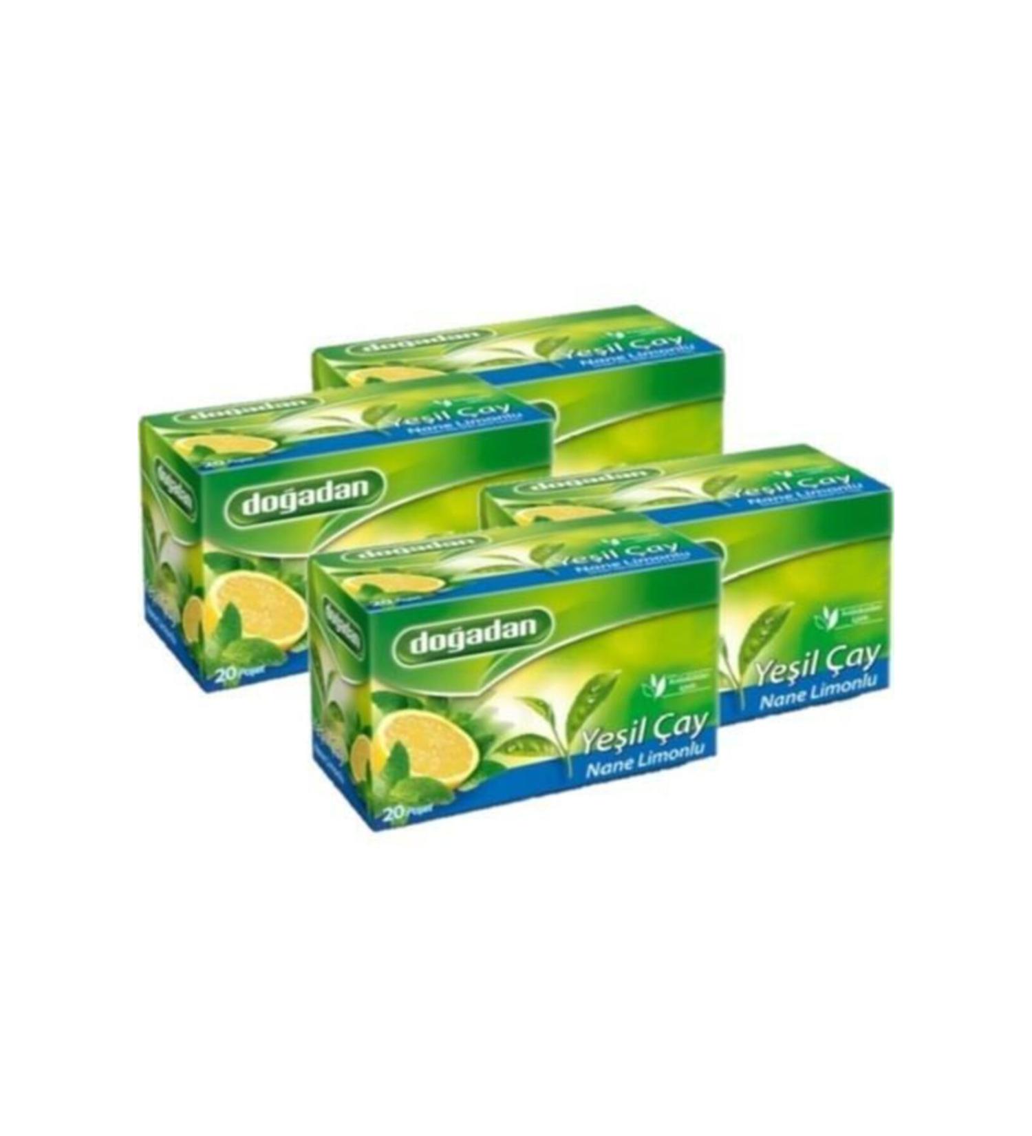 Do adan Green Tea Mint Lemon Mix 4 Boxes