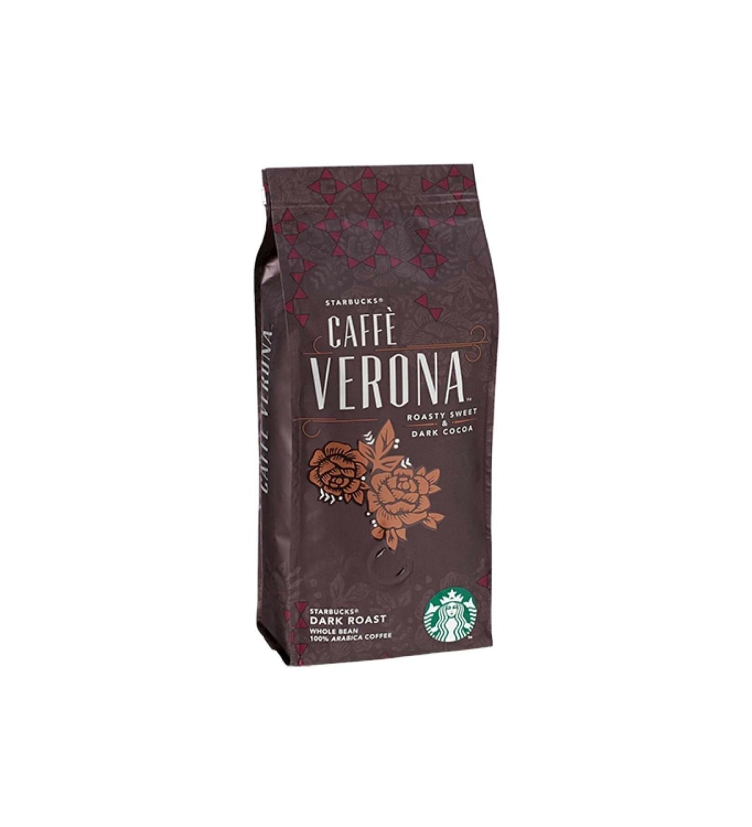 Starbucks Caffe Verona Dark Roast 250 Gr Bean Coffee