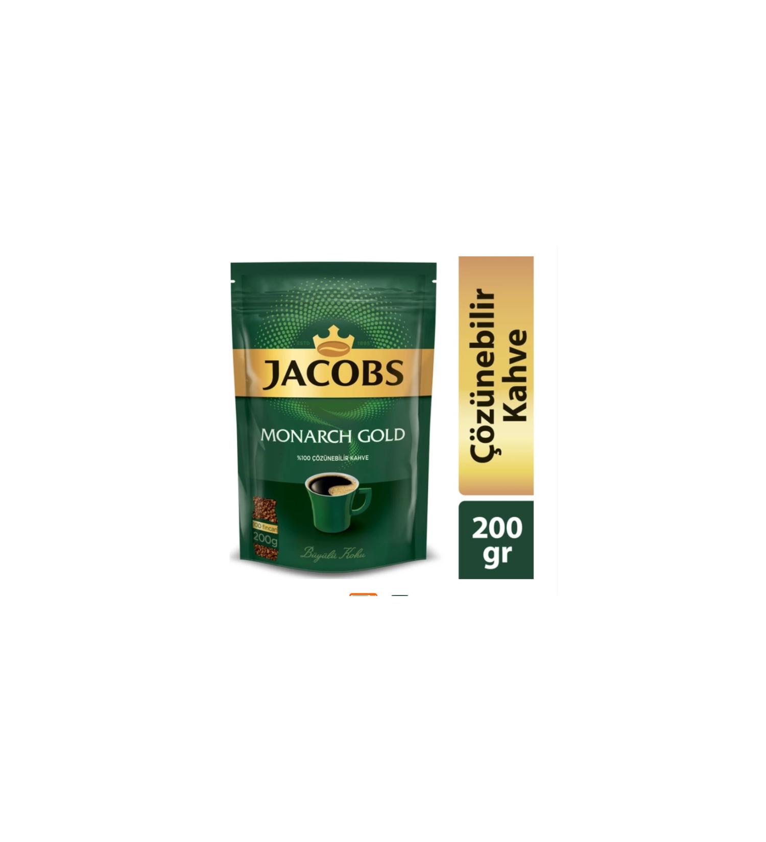 Jacobs Monarch Gold Instant Coffee 200 Gr Ecopack