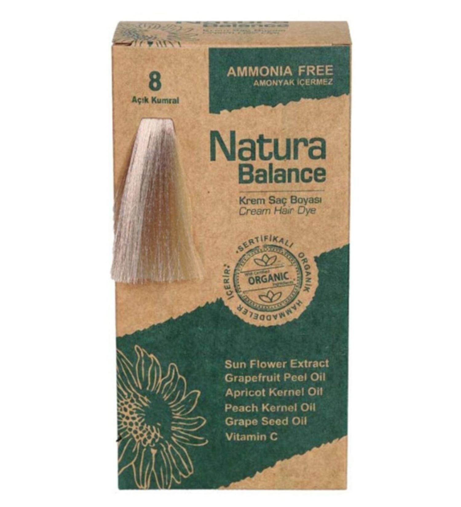 NATURABALANCE Natura Balance Organic Hair Dye 8 Light Blonde