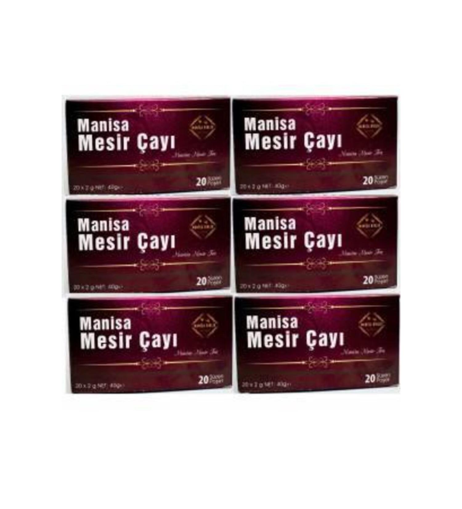 MAN SA B RL K Mesir Tea 20 Pcs Bag 6 Pcs Set