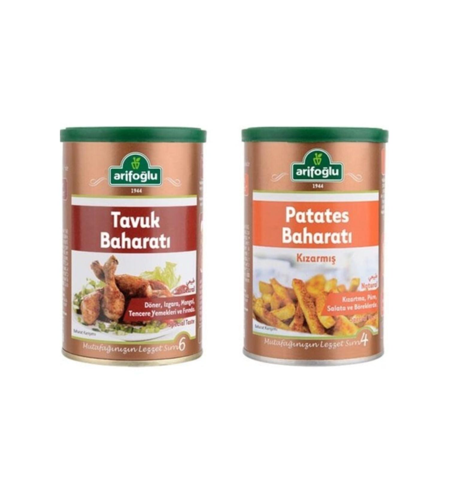 Arifo lu Chicken Spices 180 Gr + Fried Potato Spices 200 Gr