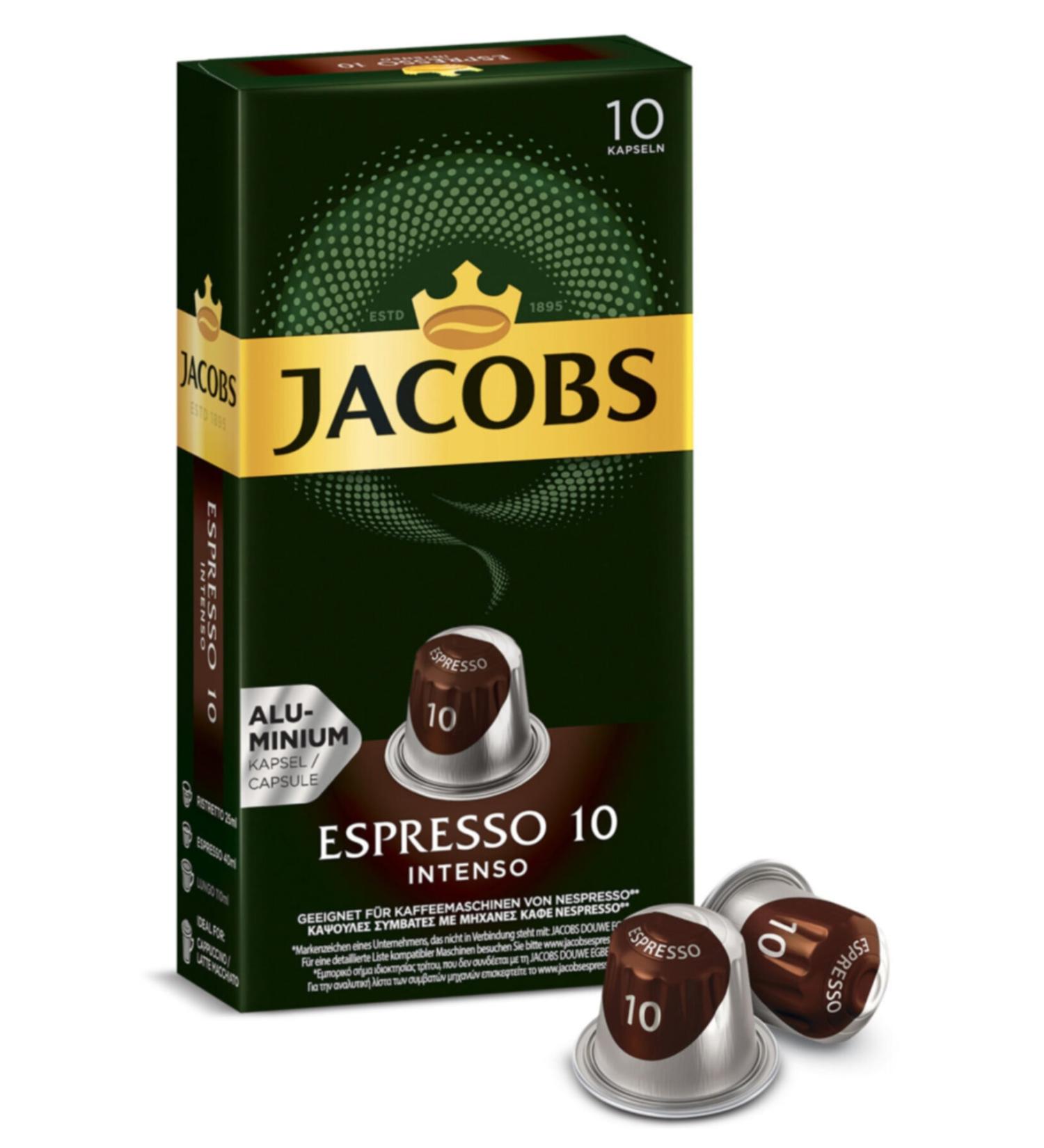 Jacobs Capsule Espresso 10 Intenso 52 Gr
