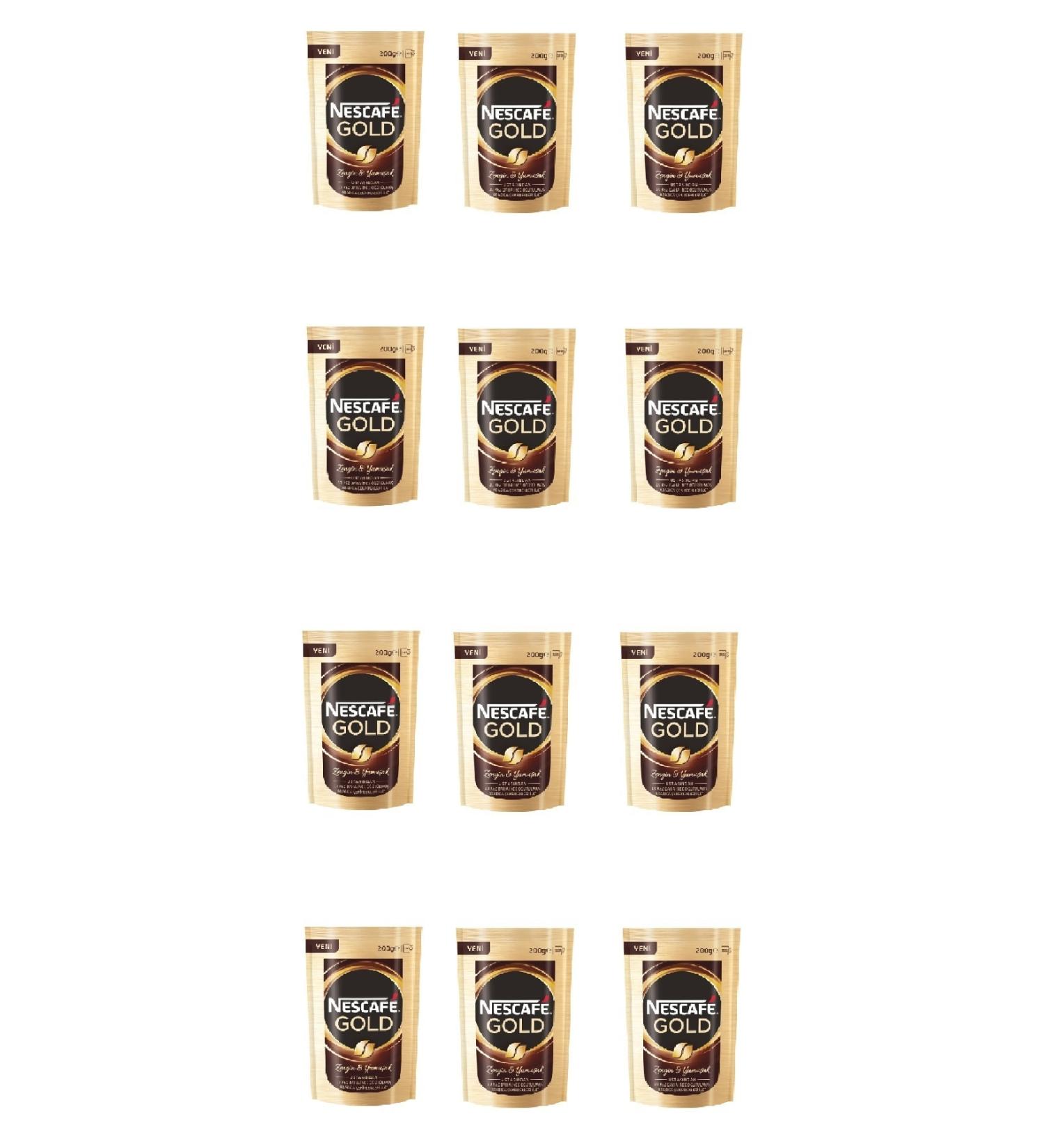 Nescafe Gold Economic Package 200 Gr X 12 Pieces