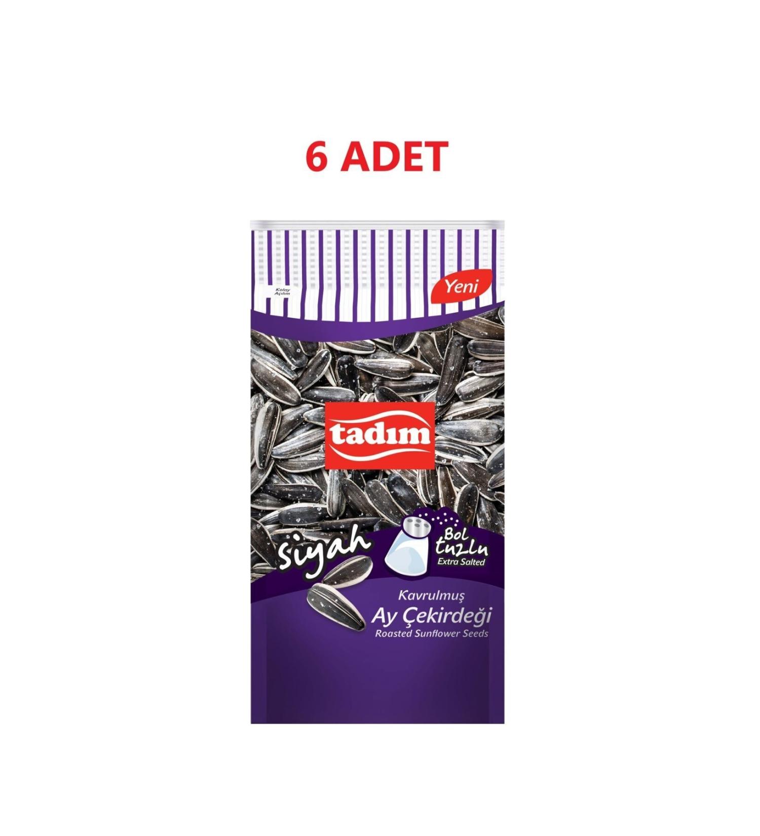 Tad m Black Rich Salted Sunflower Seeds 200 Gr X 6 Pieces