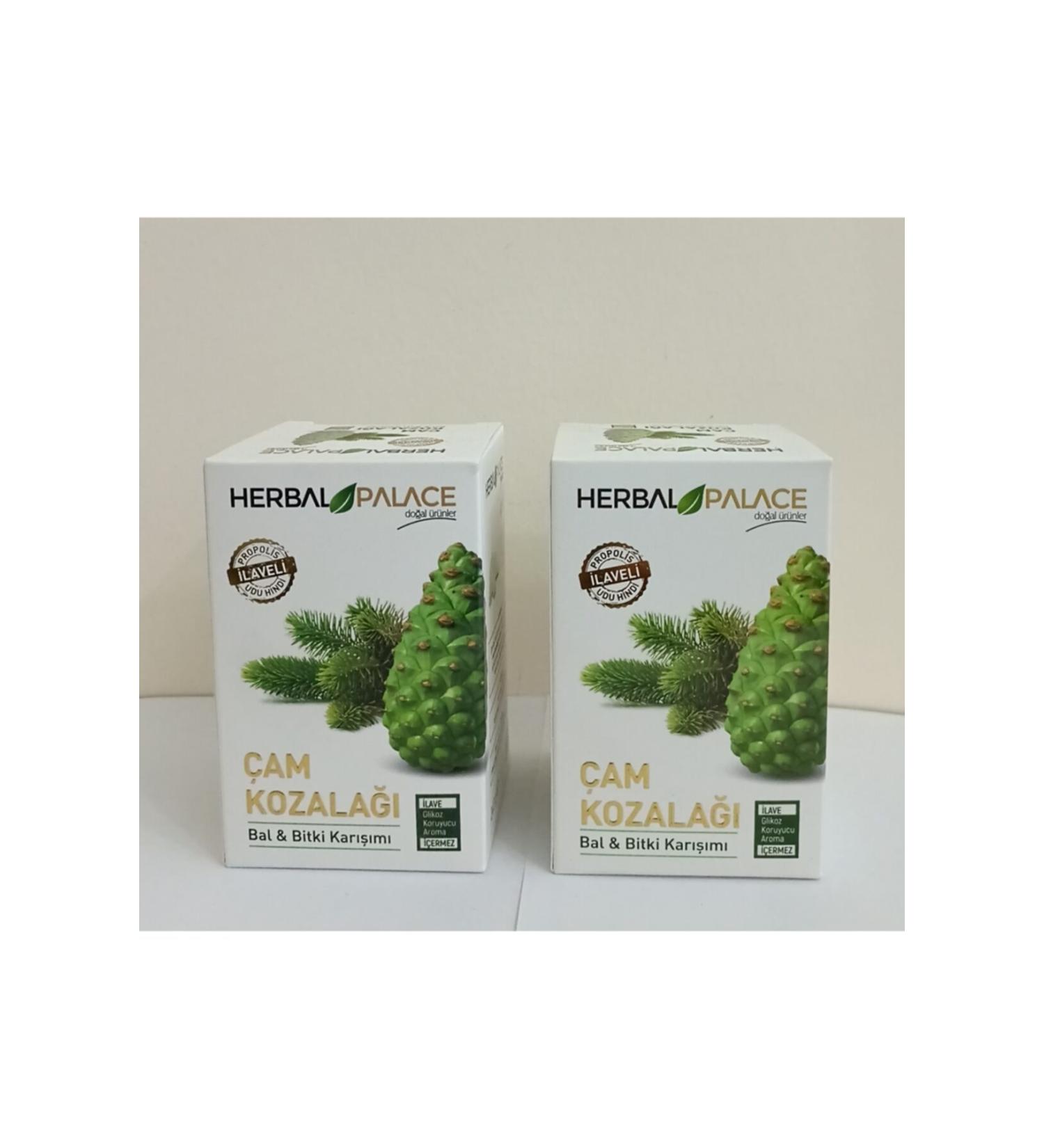 Herbal Palace Pine Cone Honey Herbal Mixture 240gr X 2 Pcs Advantageous Set Nhr...