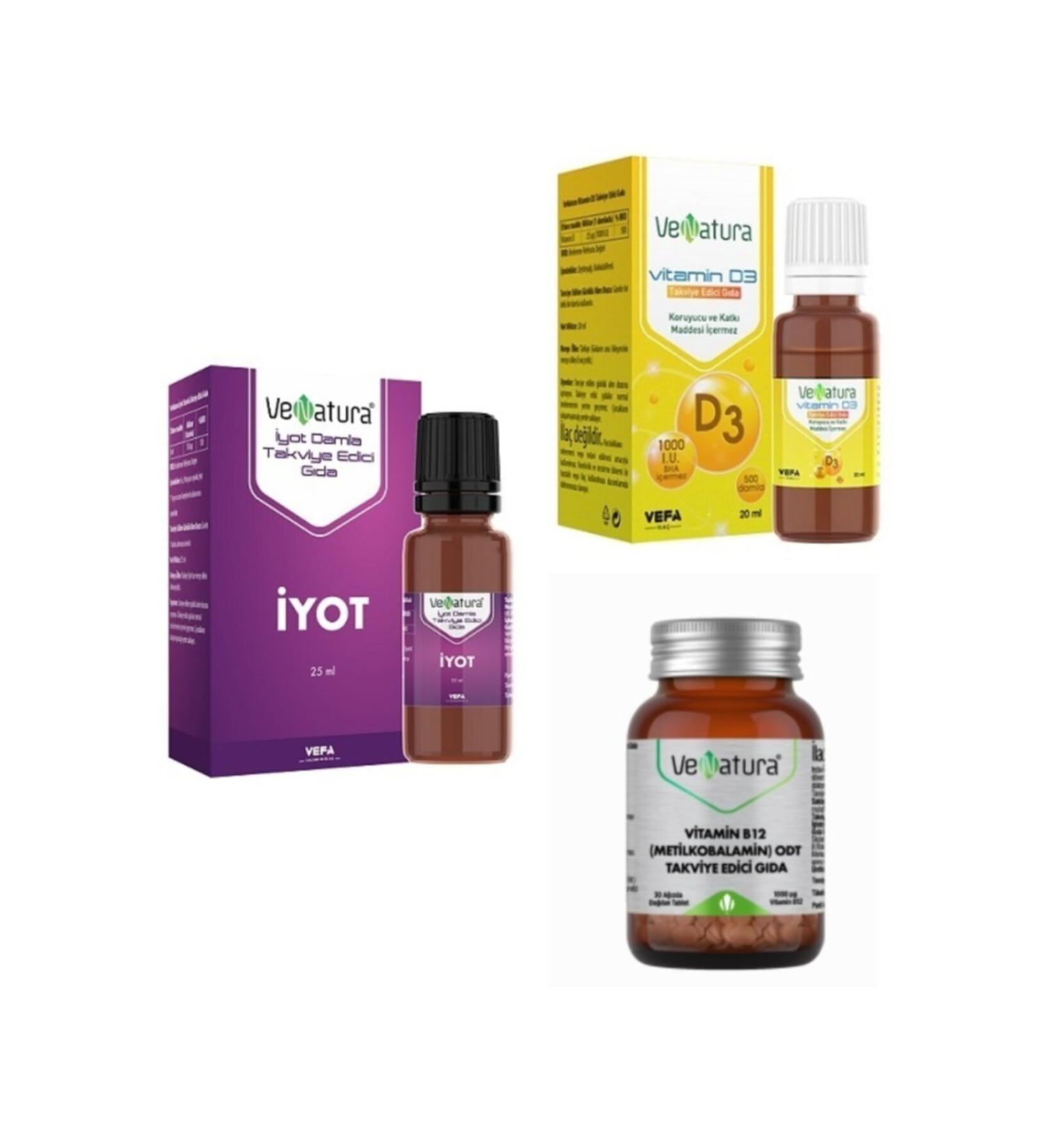 Venatura Iodine D3 B12 Methylcobalamin Odt