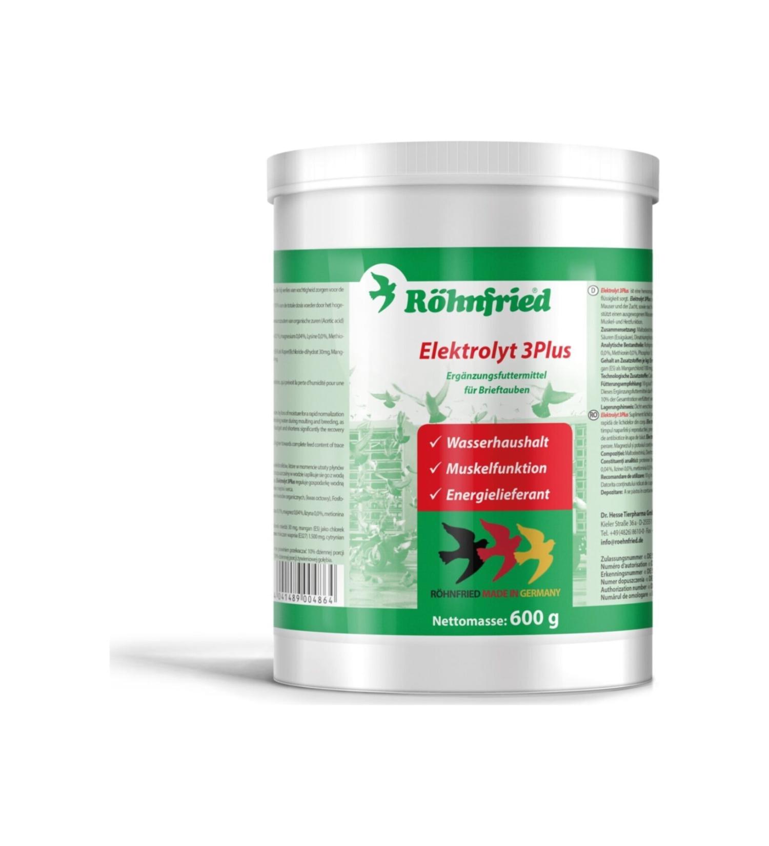 R hnfried Elektrolyt 3plus Combined Electrolyte Mixture 600 G